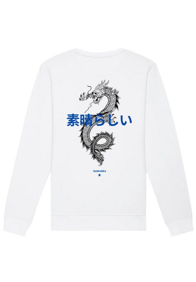 F4NT4STIC Sweatshirt Drache Japan Print