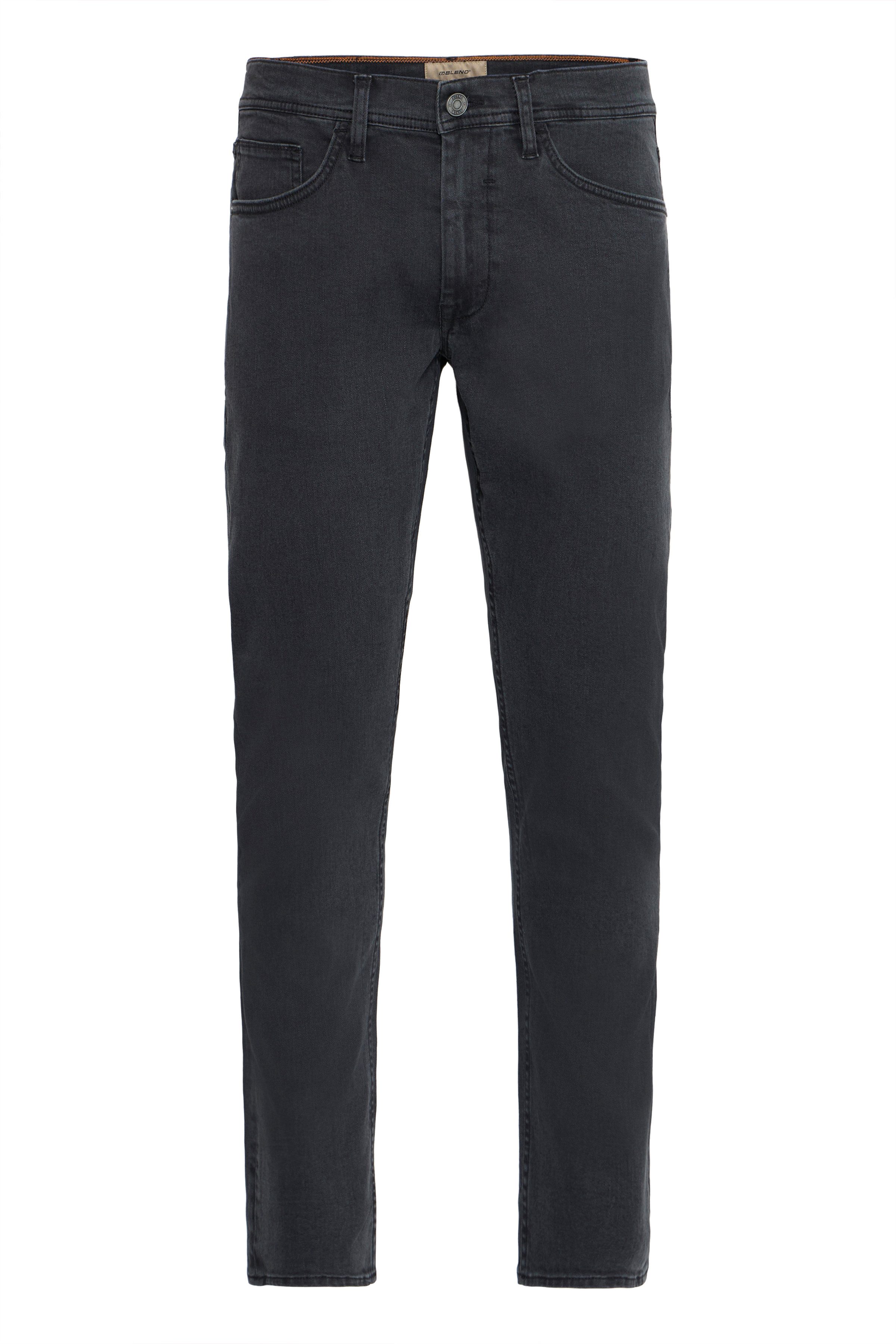 Blend 5-Pocket-Jeans BHTWISTER SLIM/REG aus Baumwollmischung, Regular Fit, knöchellang, mit Reißverschluss