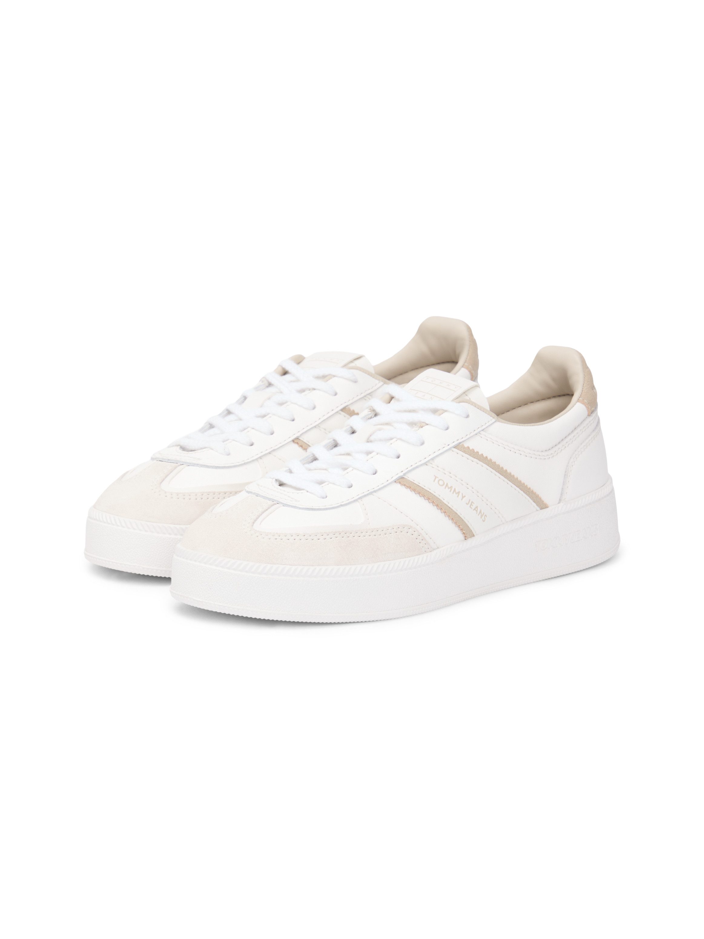 Tommy Jeans THE GREENWICH EDGE FLATFORM Plateausneaker, Freizeitschuh, Halbschuh, Schnürschuh mit Logoschriftzug