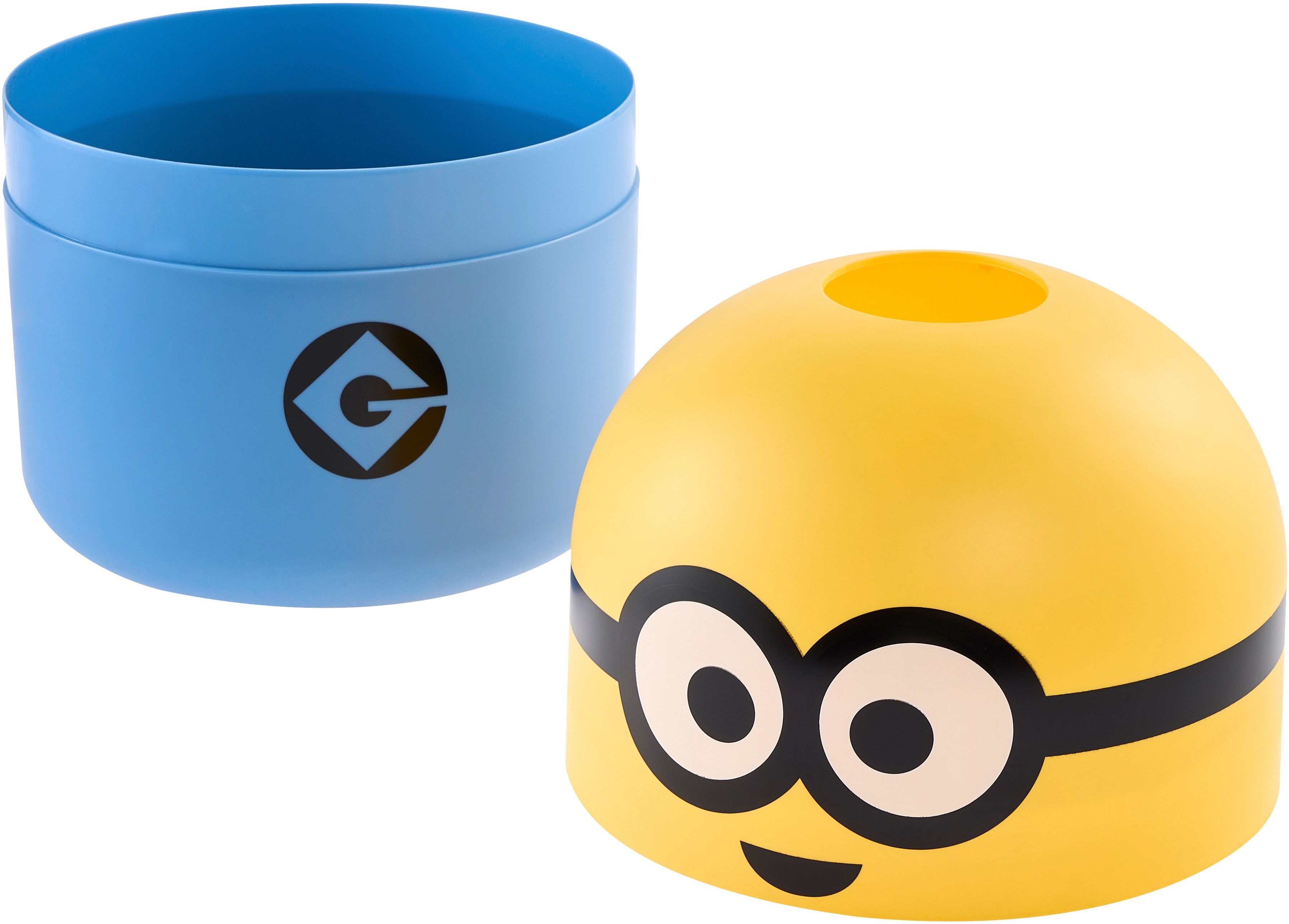 keeeper Aufbewahrungsbox "Bob Minions" mit Eingriffloch, Ø 20 x 25,5 cm, 6 l, yellow – Bild 4 von 5