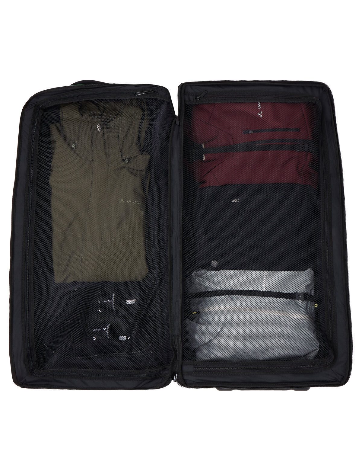 VAUDE Trolley Rotuma 90, 2 Rollen, Reisetasche mit Rollen und Teleskopgriff, 90 Liter