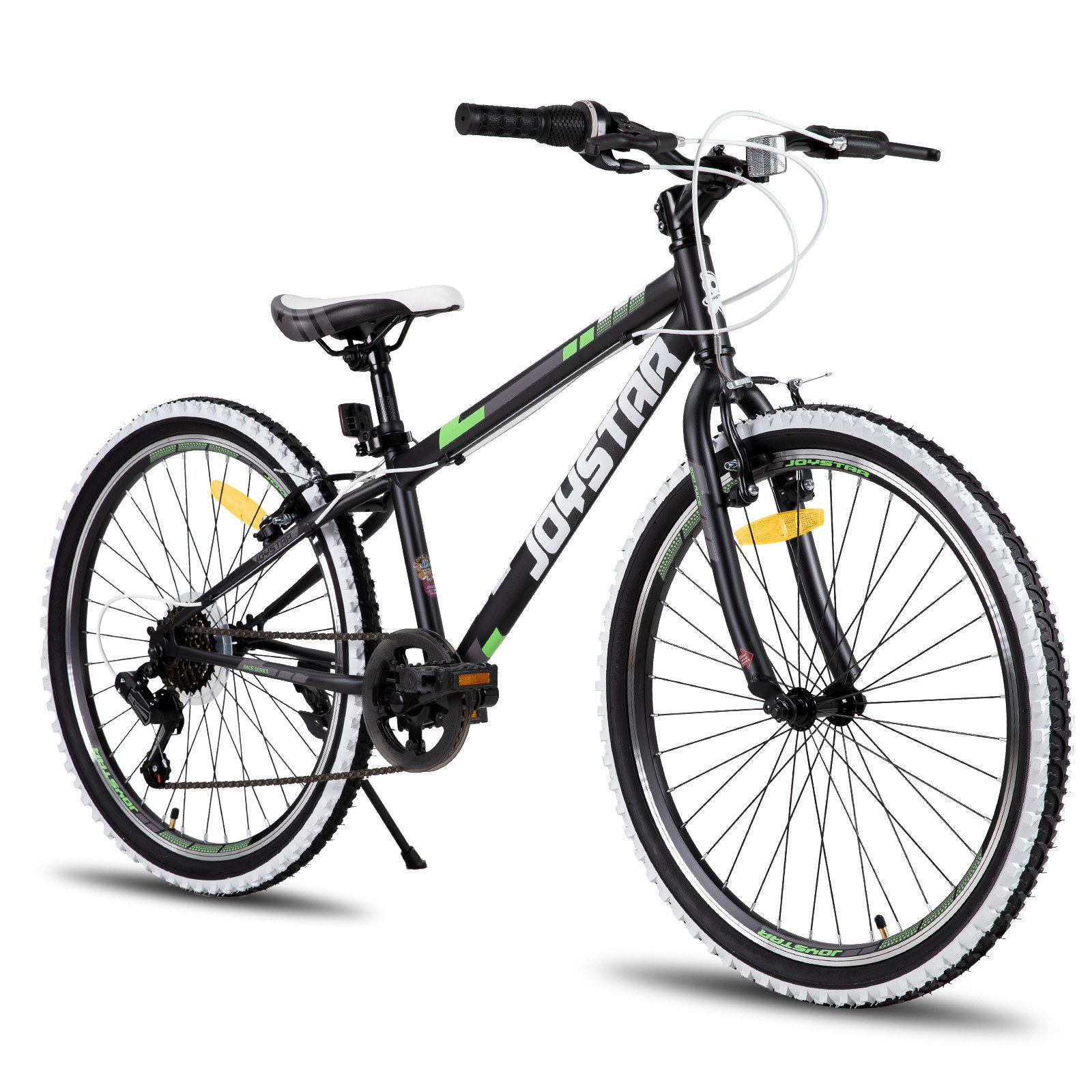 JOYSTAR Kinderfahrrad 20 Zoll Kinderfahrrad für Jungen & Mädchen im Alter von 7-12 Jahren, Hardtail Mountainbike mit 7-Gang Schaltung, Doppel-V-Bremse