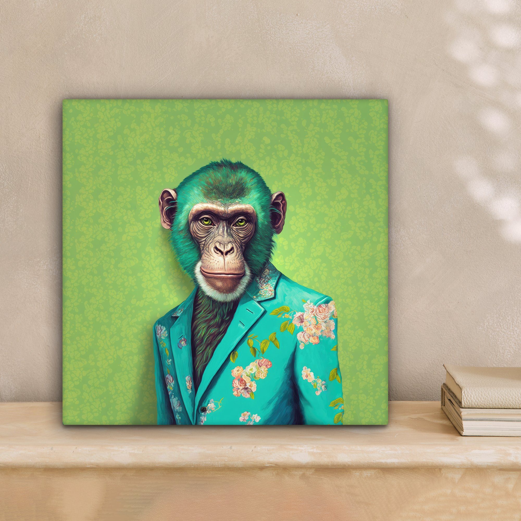 OneMillionCanvasses® Leinwandbild Affe - Colbert - günstig online kaufen