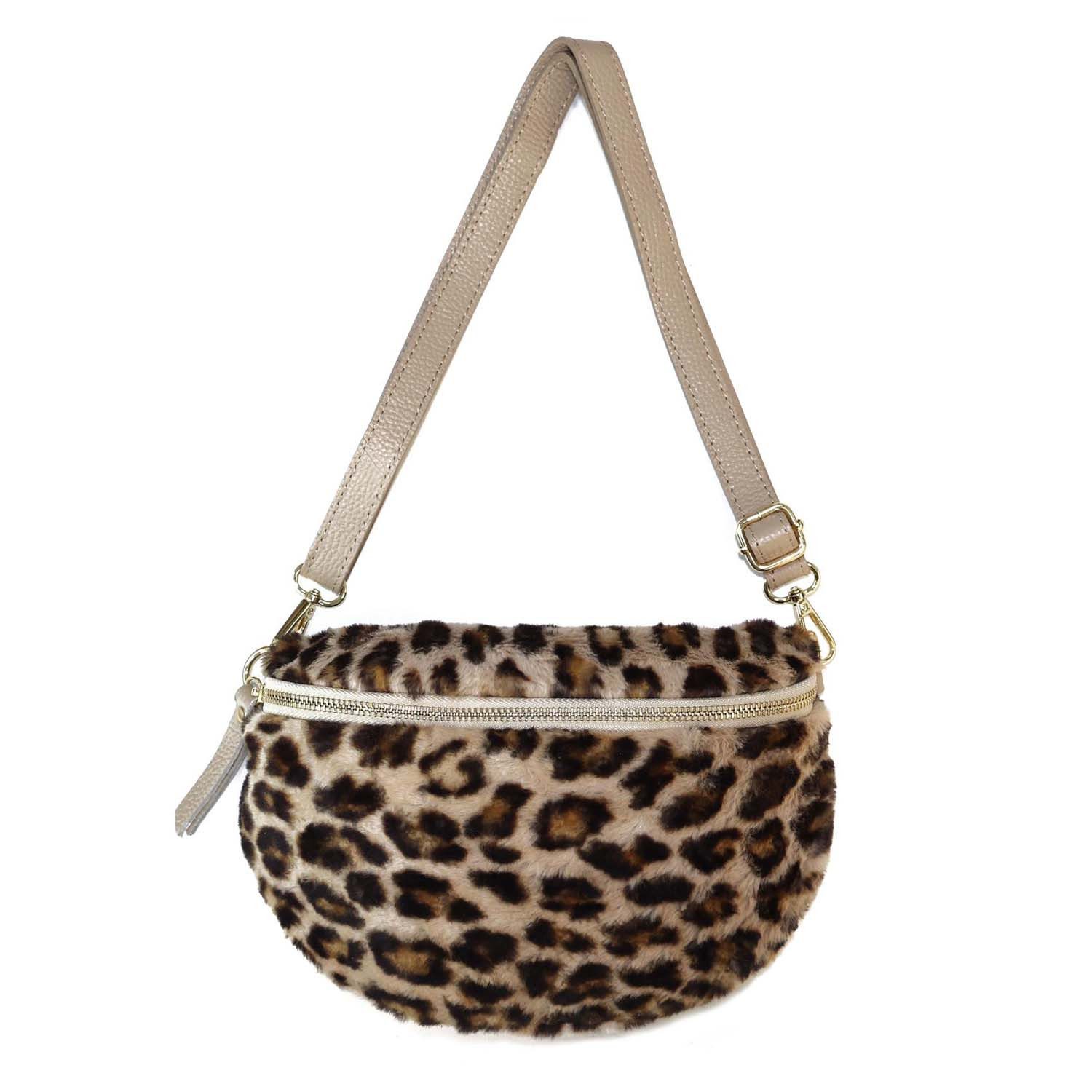 ITALYSHOP24 Bauchtasche MADE IN ITALY Damen Leo Tasche Brusttasche Leder Te günstig online kaufen
