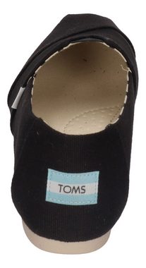 TOMS ALPARGATA 10017732 Espadrille Black White