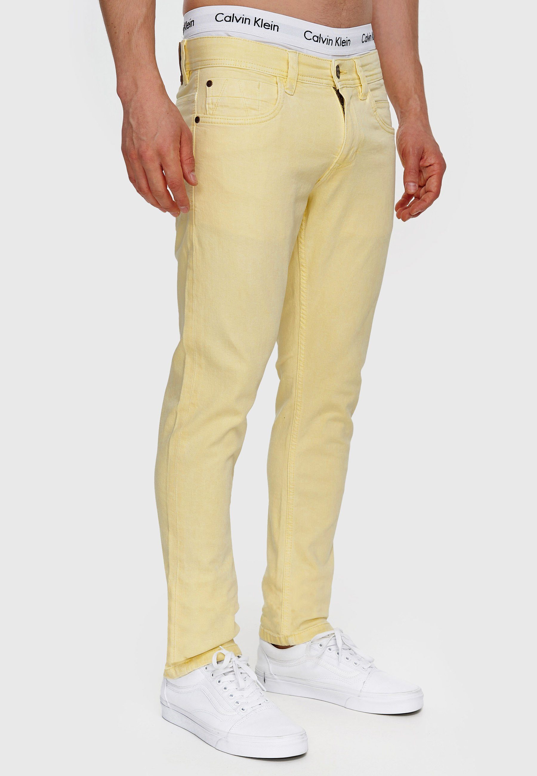 Woods Cargohose Pale Banana Indicode