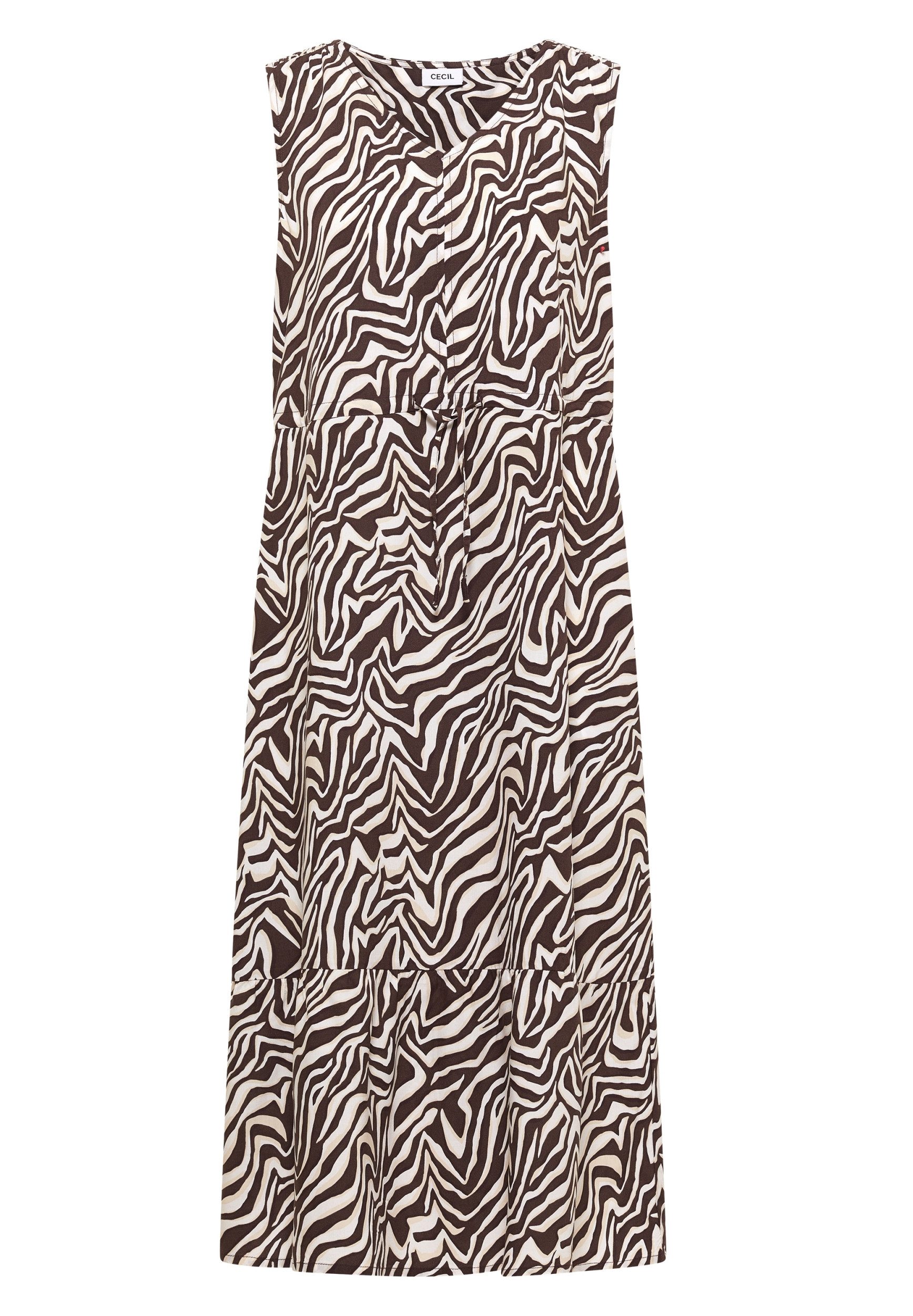 CECIL Sommerkleid EOS_small Zebra Print Midi Dre