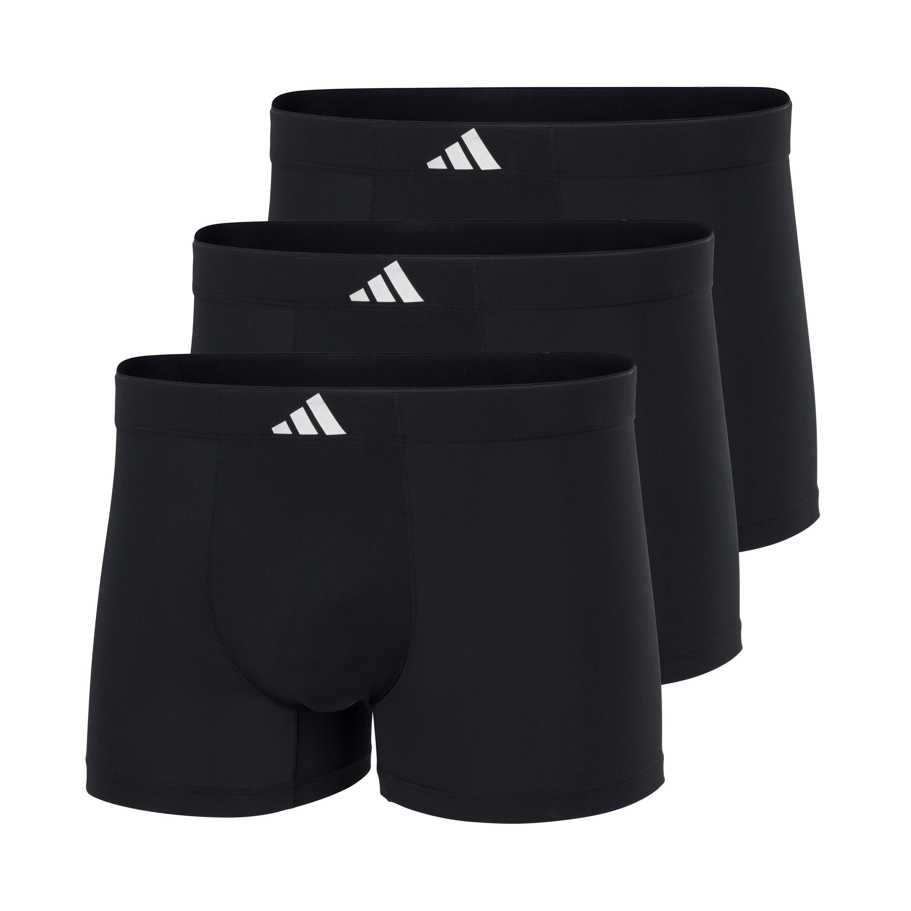 adidas Sportswear Trunk Active Micro Tech (3er Pack) ohne Eingriff, weiche Nähte, elastisch, Microfaser, Single Jersey
