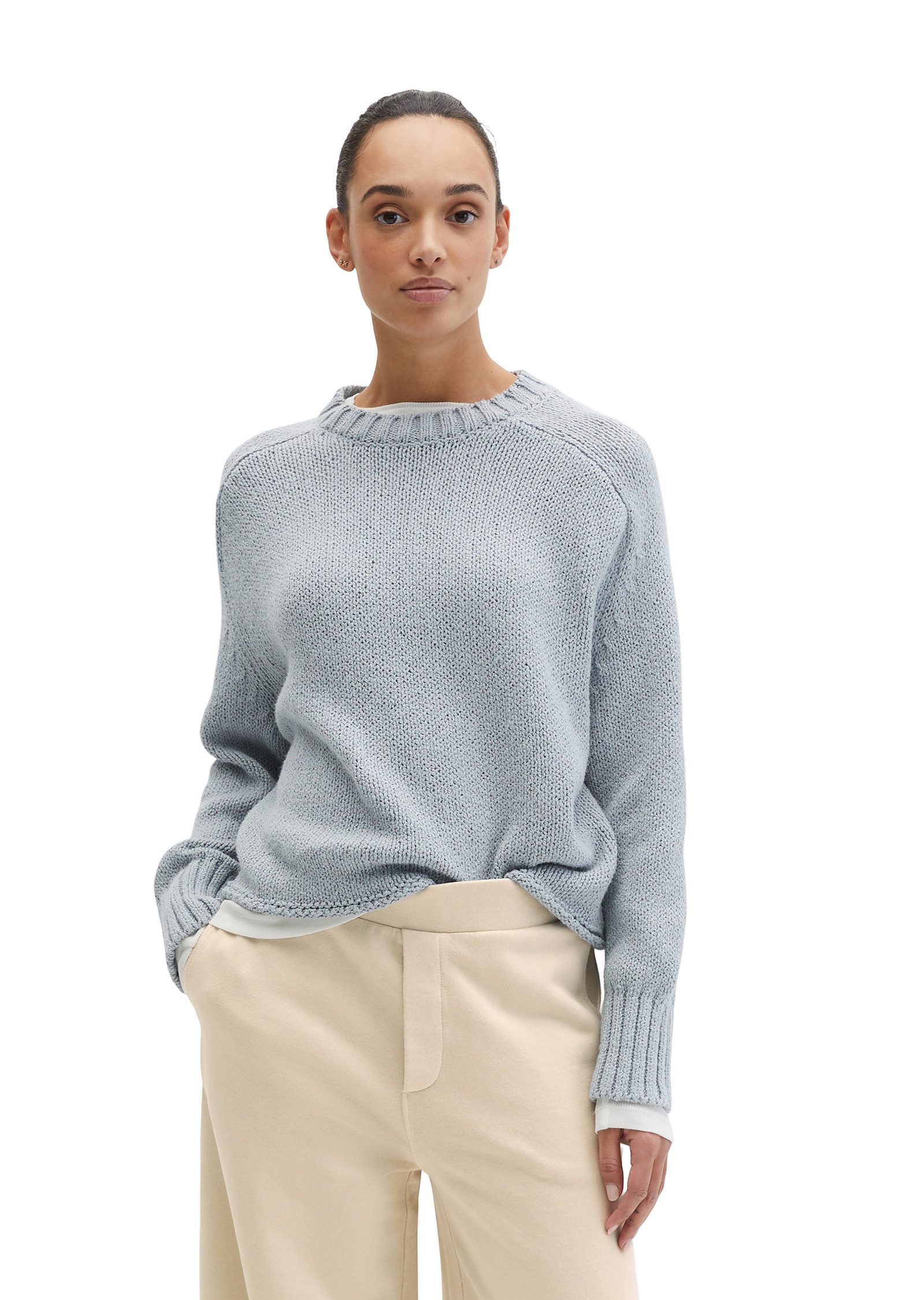Marc O'Polo Strickpullover aus hochwertigem Baumwoll-Mix