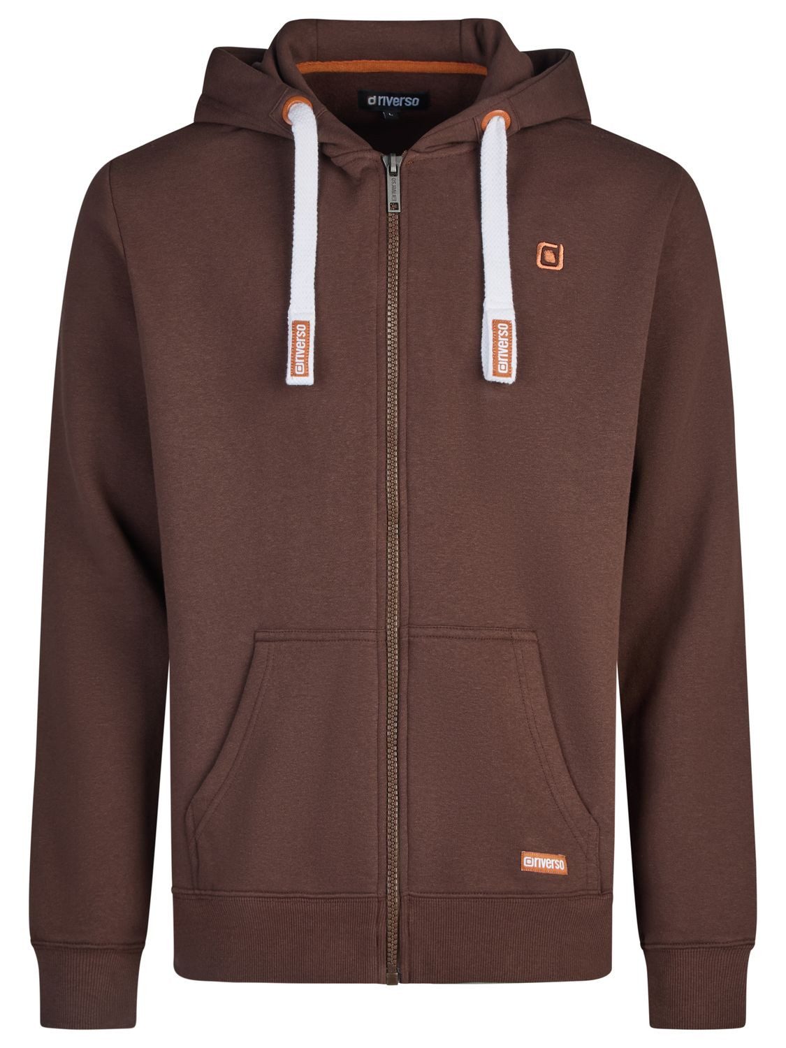 riverso Kapuzensweatjacke Herren Sweatjacke RIVNoah Regular Fit Hoodie mit Kängurutasche – Bild 3 von 4