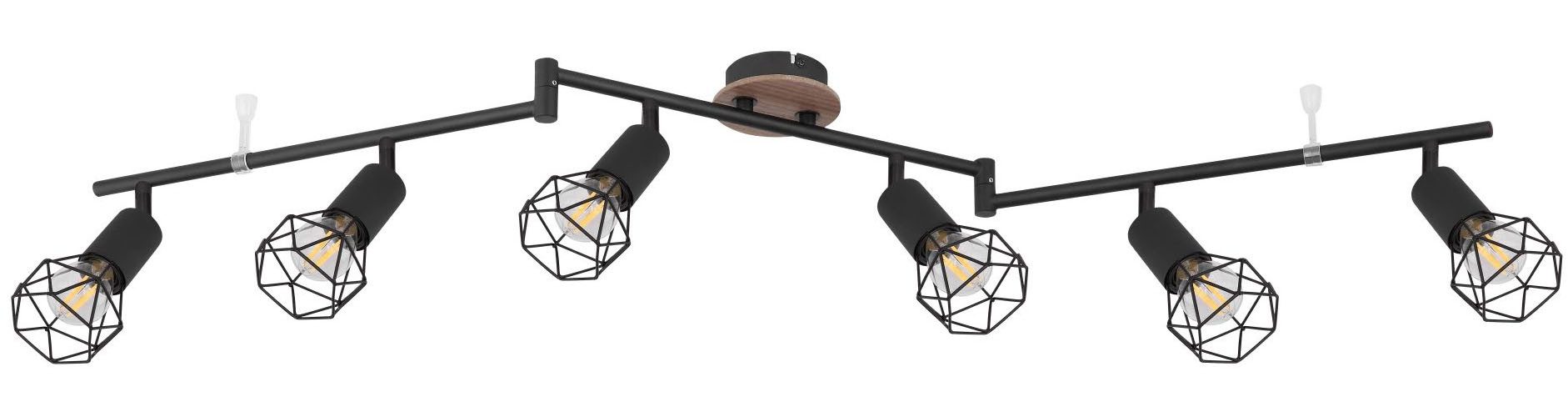 GLOBO LIGHTING Deckenstrahler XARA I, ohne Leuchtmittel, Deckenspot, beweglich, Flur, Wohnzimmer