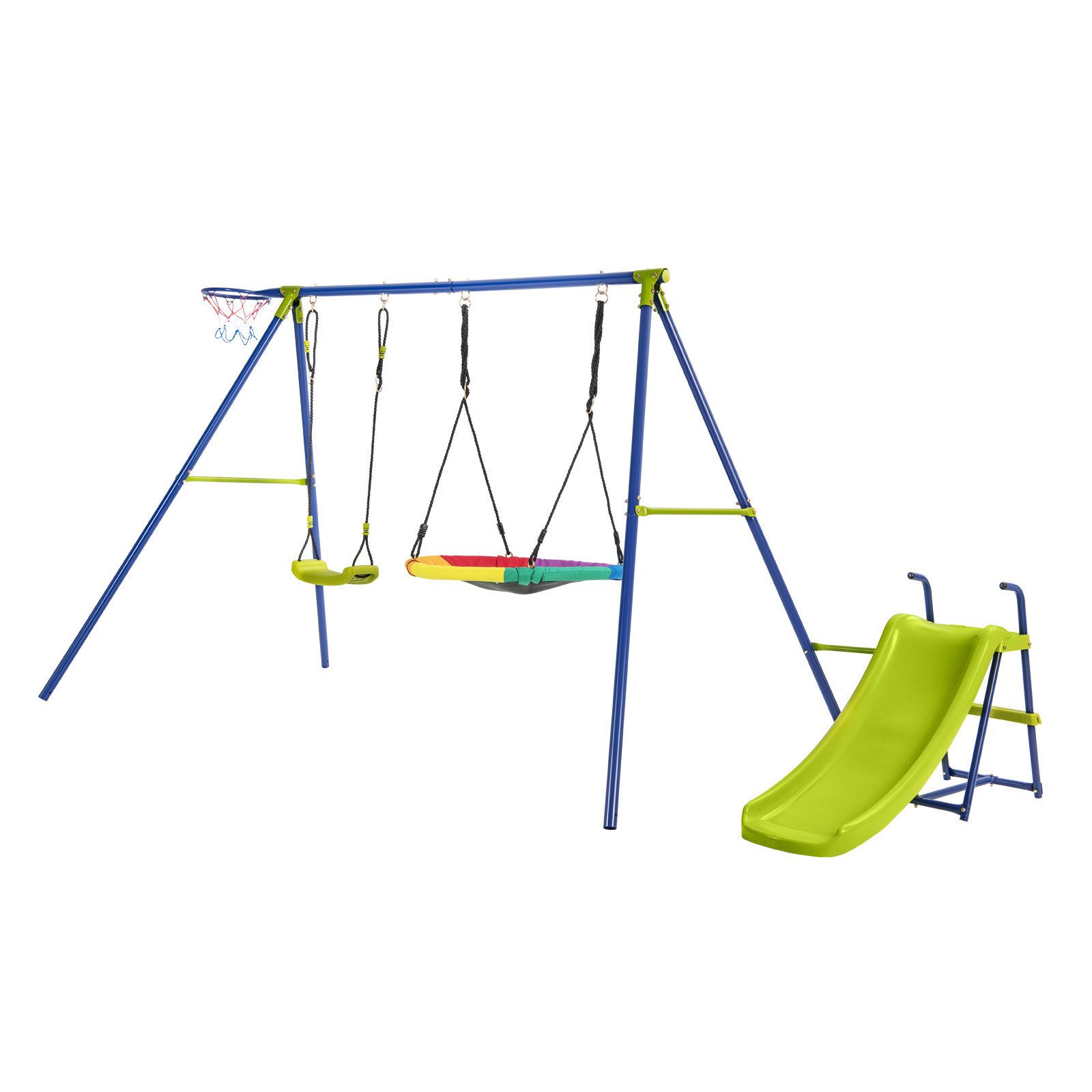 KOMFOTTEU Schaukelkombination 4-in-1 Kinderschaukel, (Set), mit günstig online kaufen