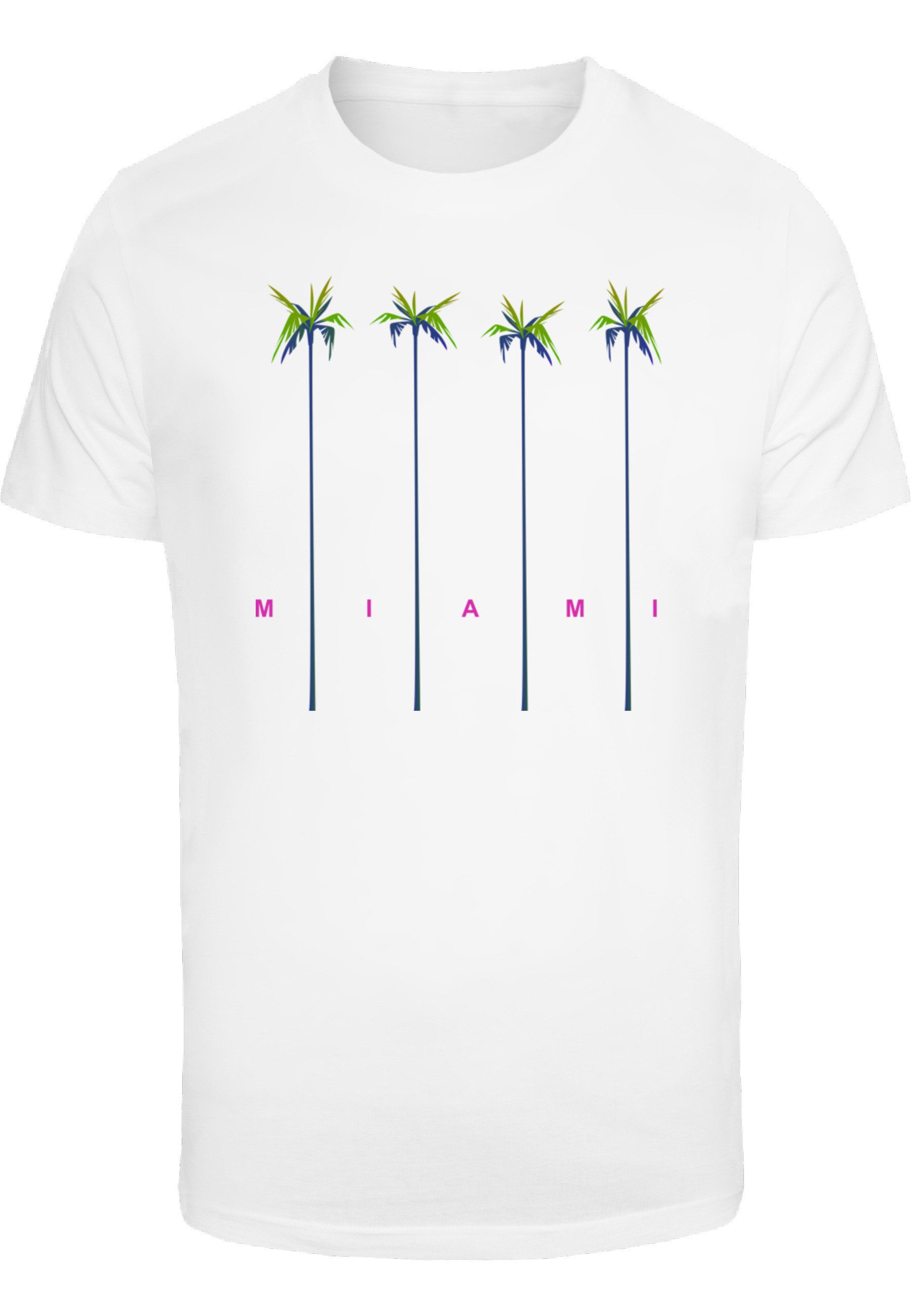 MisterTee T-Shirt MisterTee Herren Miami Palms Tee (1-tlg)
