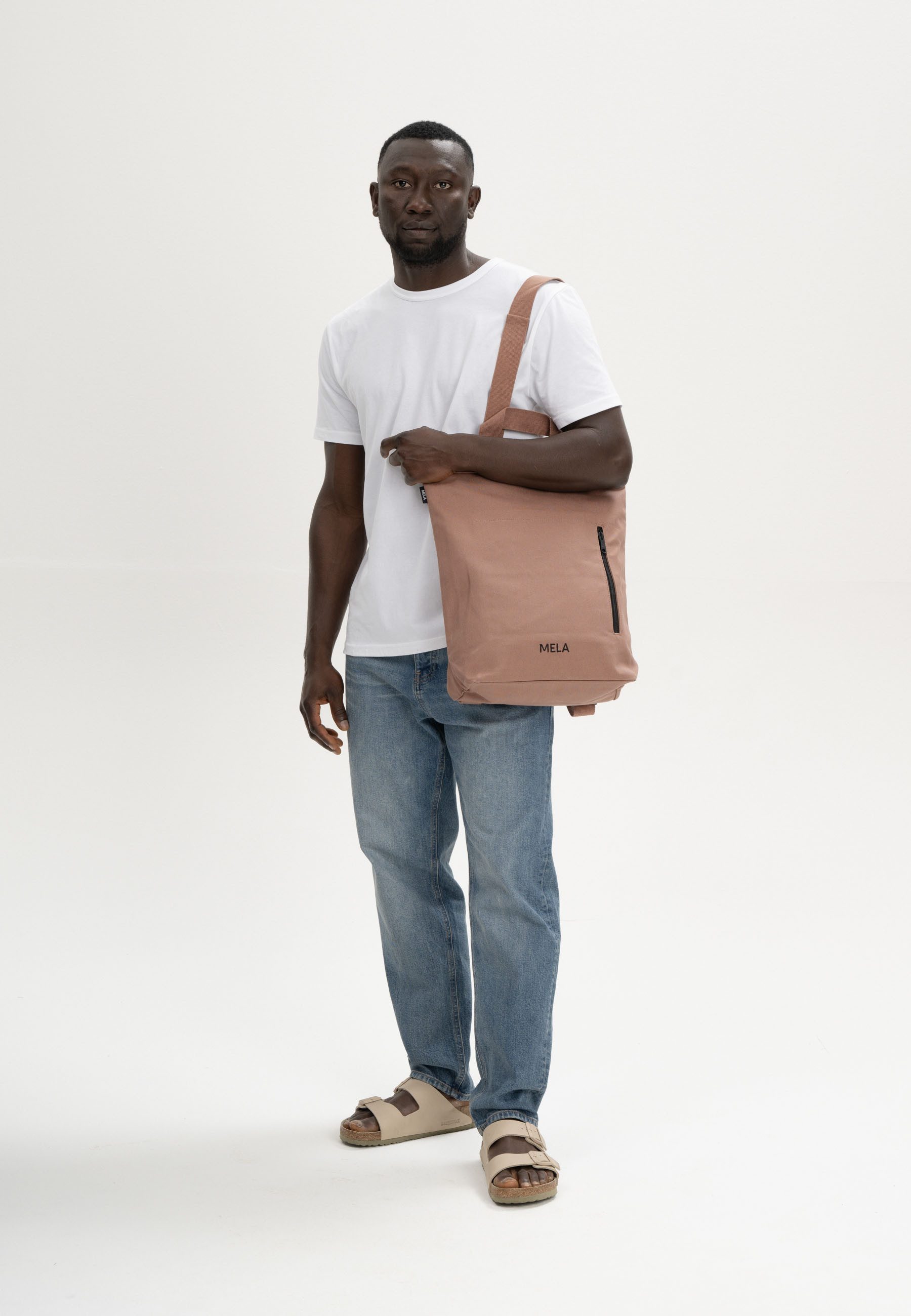 MELA Rucksack Hybrid Rucksack Style ANIL, Bequem als Rucksack oder Umhängetasche tragbar