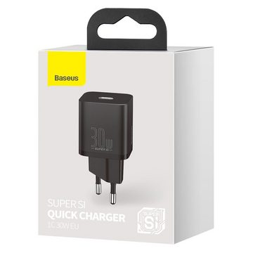 Baseus Super Si 1C Schnellladegerät USB Typ C 30W Power Delivery Quick Charge Schnelllade-Gerät