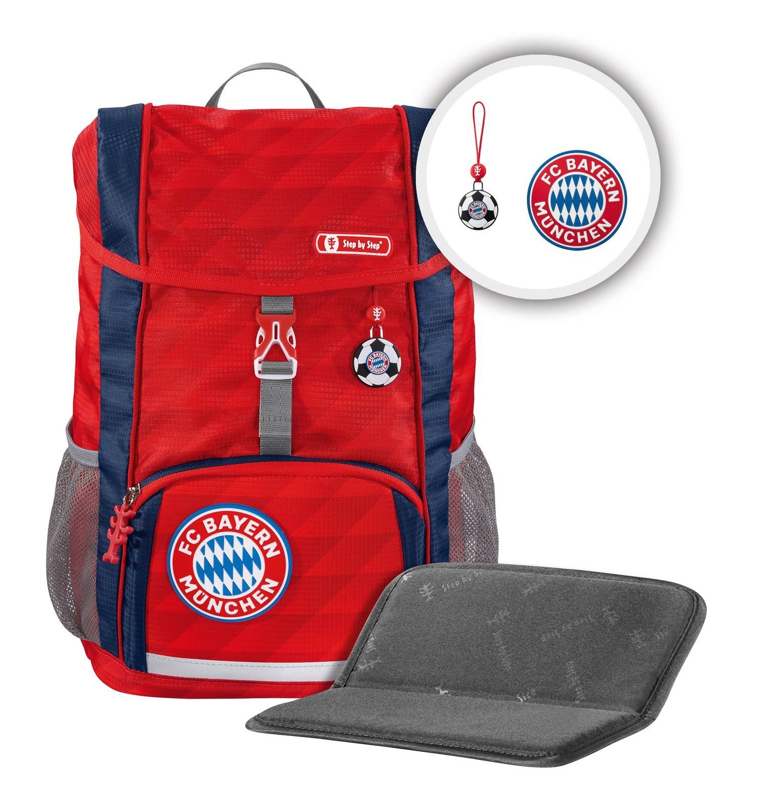 Step by Step Rucksack KID FC Bayern (Set, 2-tlg)