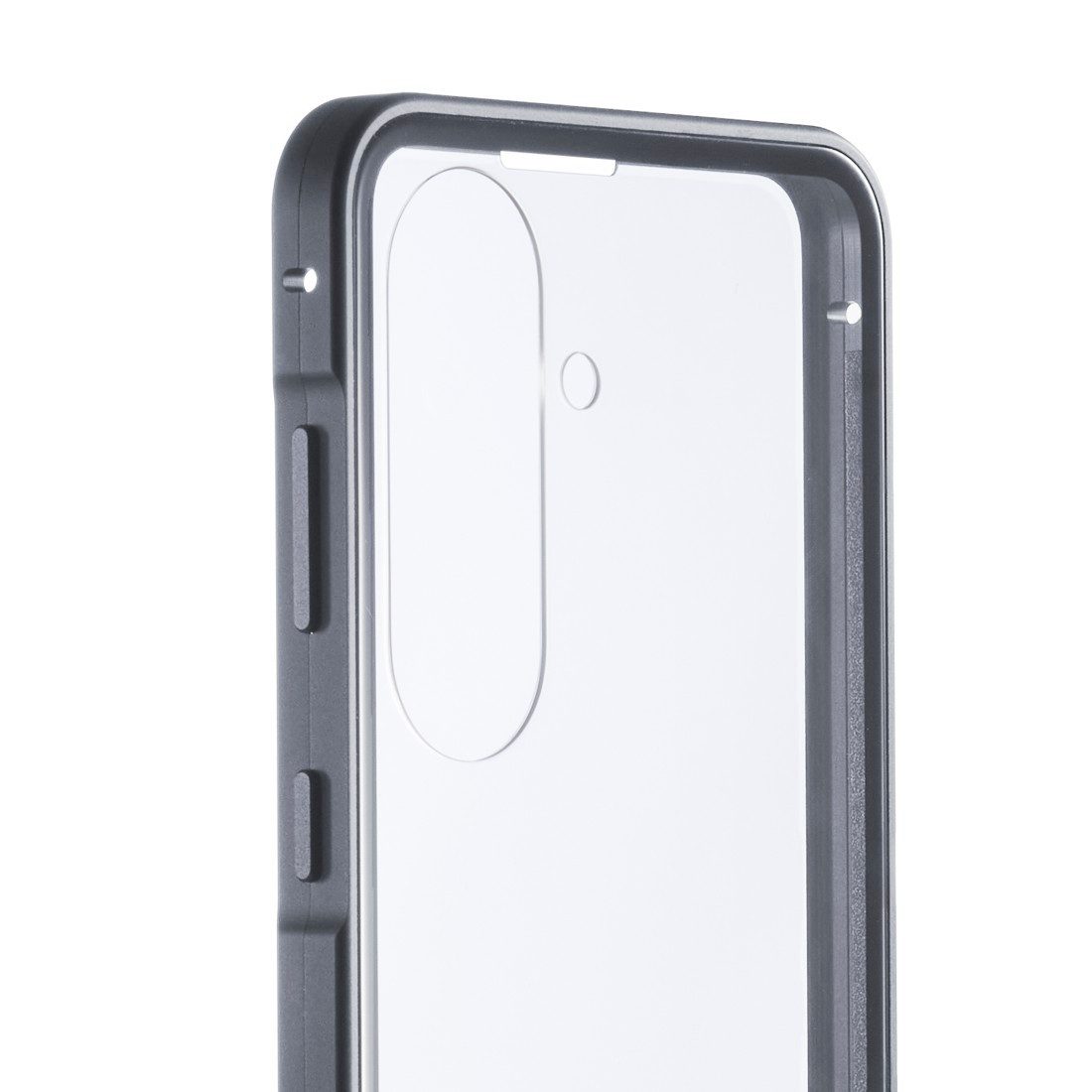 Black Rock Smartphone-Hülle Samsung Galaxy S26 360 Grad Schutzcover Glass Metall, 360 Grad Schutz, Magnetverschluss, ultradünn, Wireless Charging – Bild 4 von 5