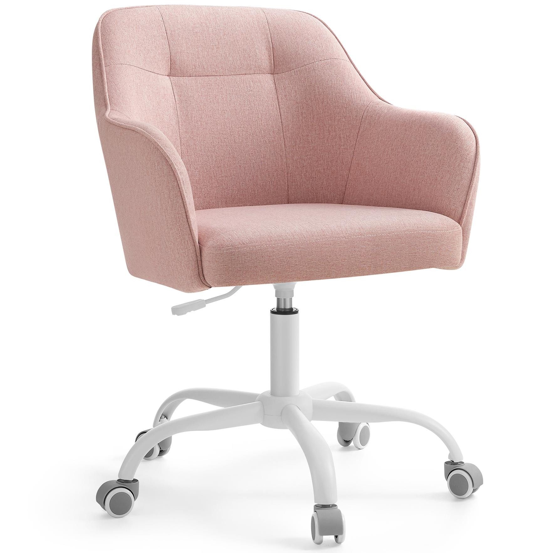 SONGMICS Bürostuhl (1 St), höhenverstellbar, atmungsaktiv, Baumwoll-Leinen- günstig online kaufen