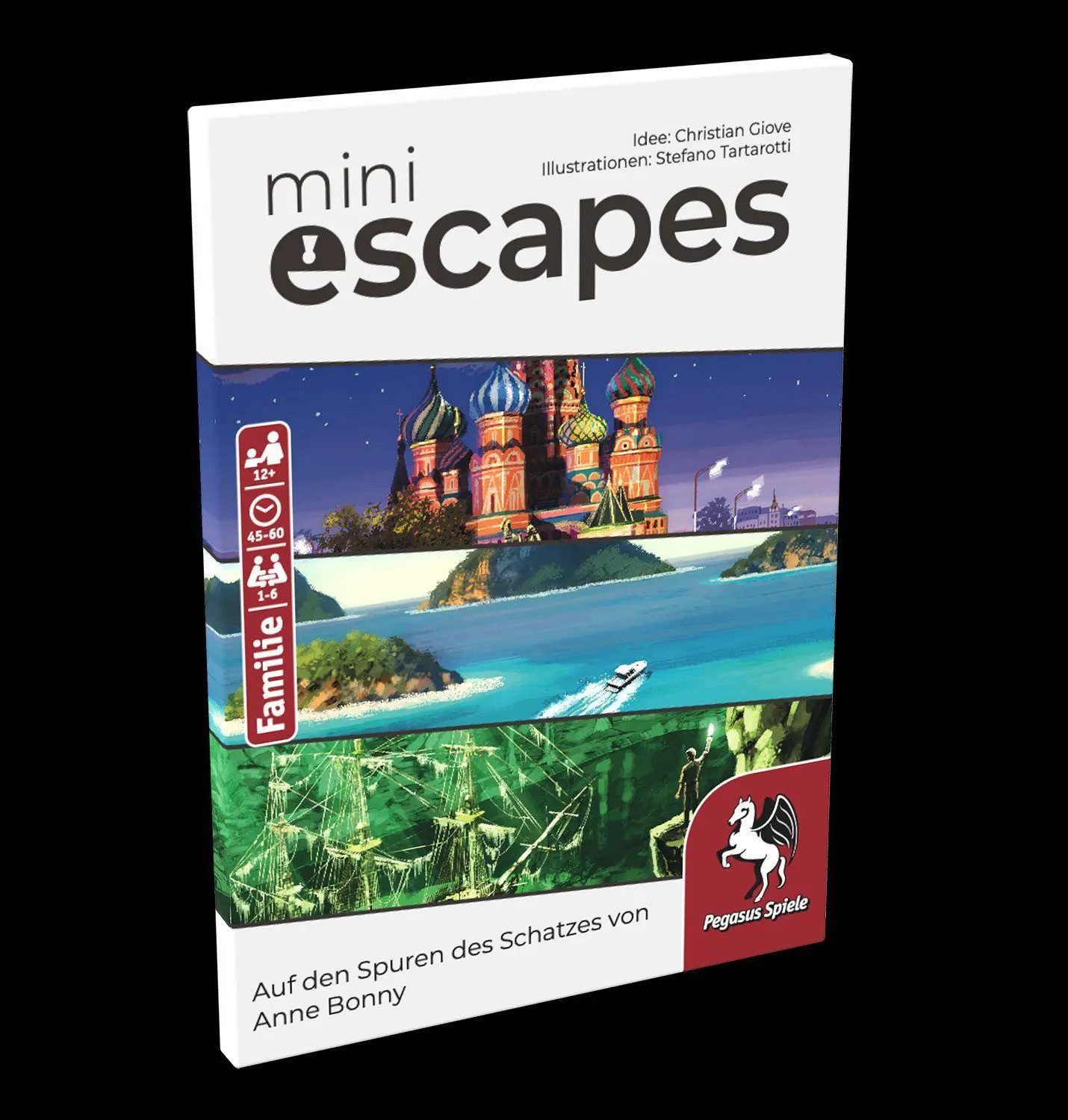 Pegasus Spiele Spiel MiniEscapes - Auf den Spuren des Schatzes von Anne Bonny
