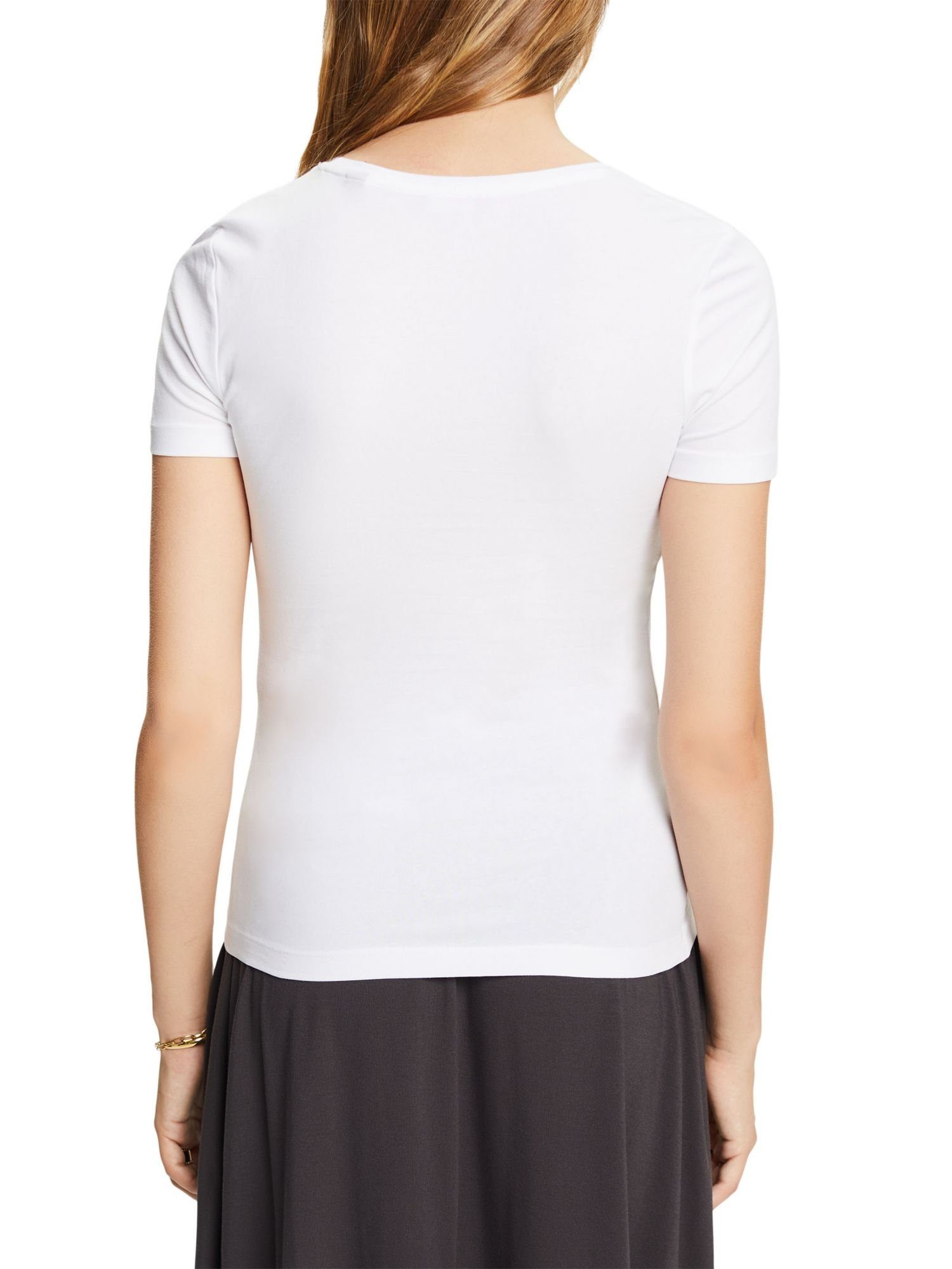 T-Shirt Esprit (1-tlg) WHITE T-Shirts