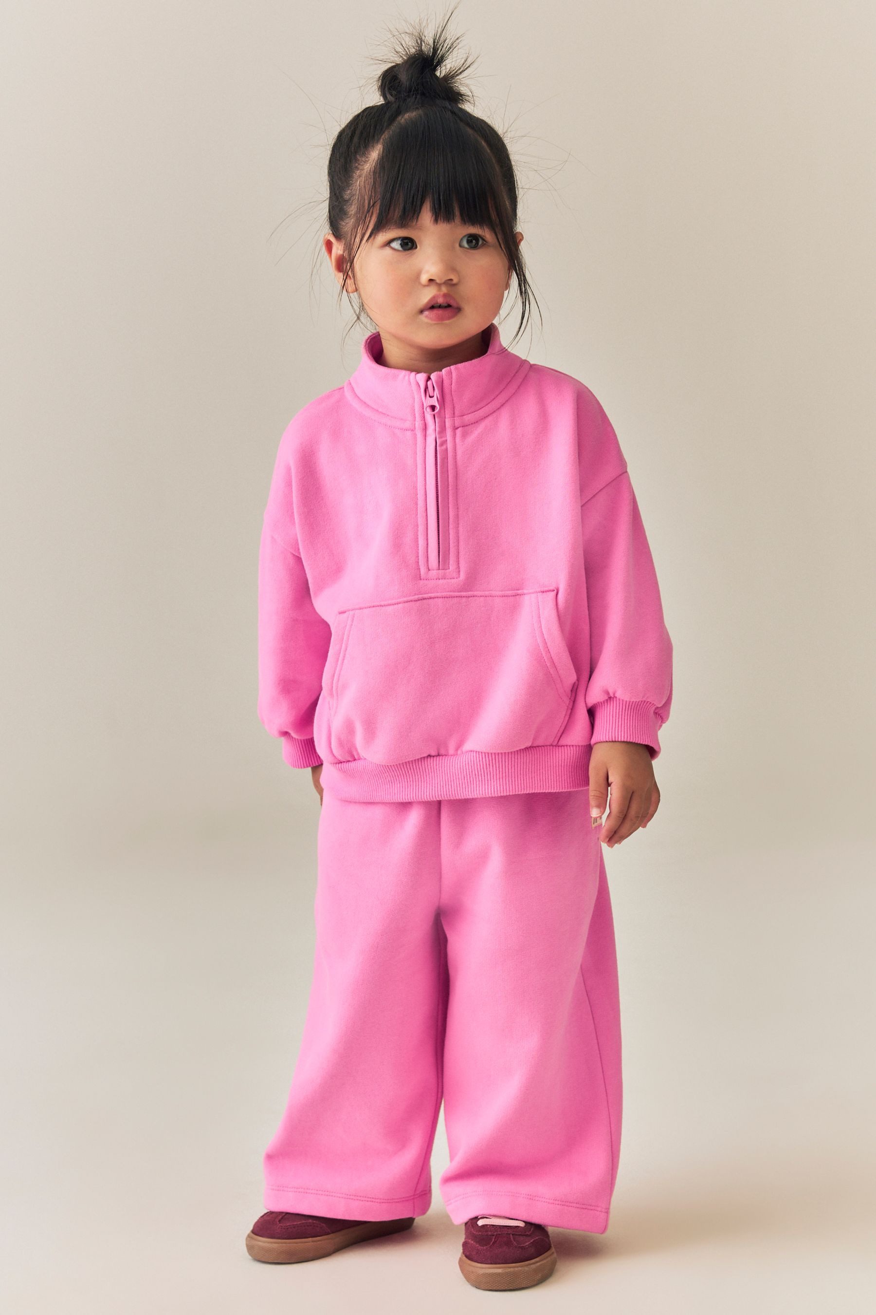 Next Sweatshirt Sweatshirt mit halblangem Reißverschluss (1-tlg) – Bild 3 von 5