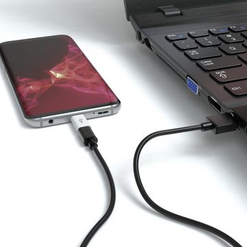 JAMEGA Micro USB auf USB Typ C Adapter Ladeadapter für Handy Smartphone Table USB-Adapter
