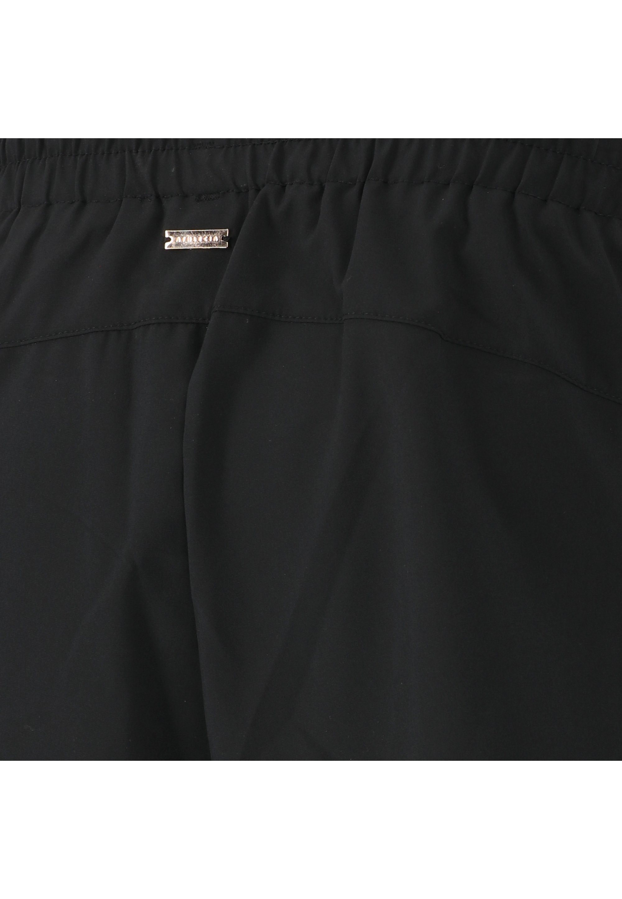 Timmie mit Seitentaschen schwarz praktischen ATHLECIA Shorts