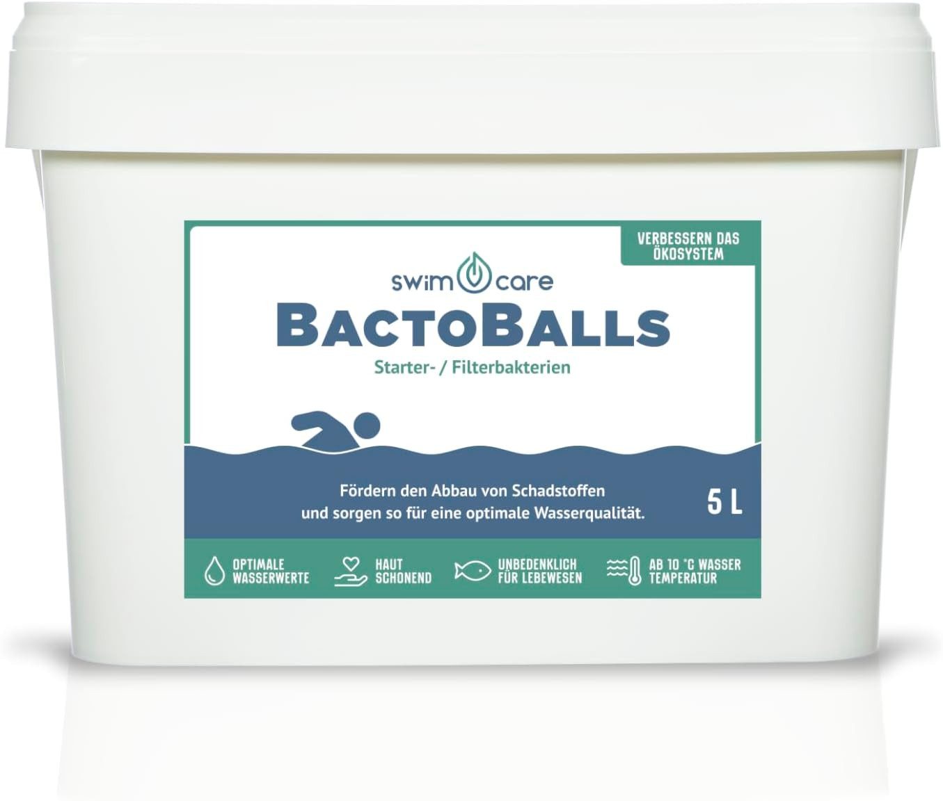 swimcare Teichpflege BactoBalls - Starter- / Filterbakterien, Gel-Bälle für alle Filteranlagen