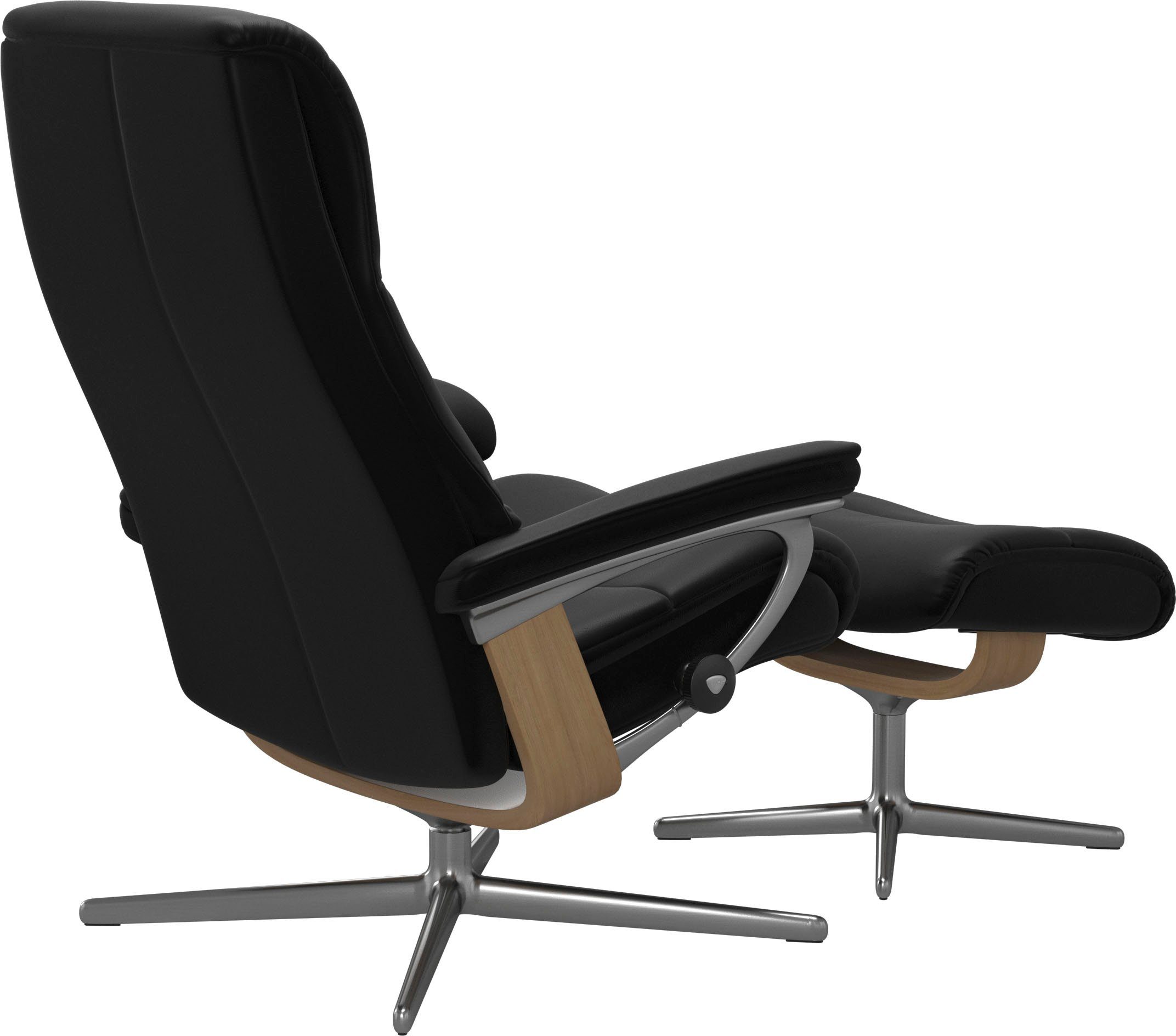 Stressless® Relaxsessel View, mit Cross Base, Größe S, M & L, Holzakzent Eiche