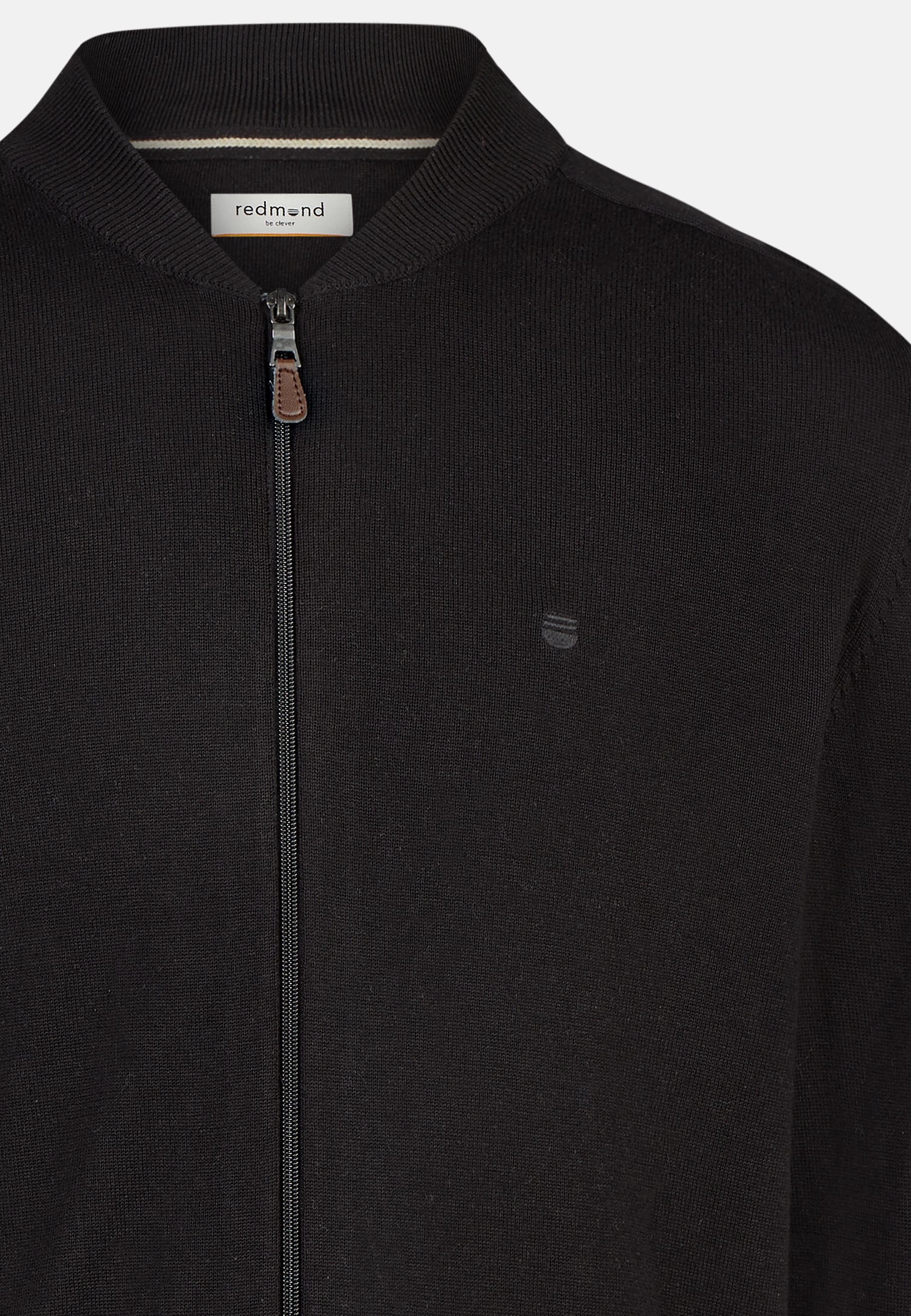 Redmond Strickjacke Basic (1-tlg) Strickjacke - Baumwolle - Atmungsaktiv - Weicher Feinstrick