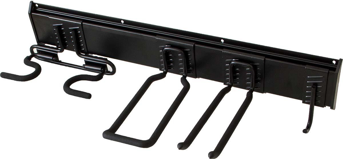 Lemodo Werkzeughalter für Gartengeräte und Werkzeug, mit stabilen Haken, flexibel einsetzbar, Komplett-Set, 11-tlg., Flexibler Wandhalter mit Haken für Werkstatt, Hobby und Haushalt