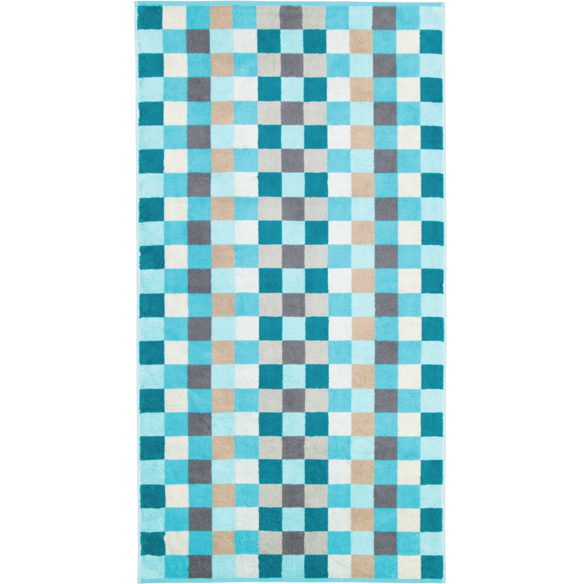 Cawö Duschtuch Duschtuch "Unique Karo", Jacquard, günstig online kaufen