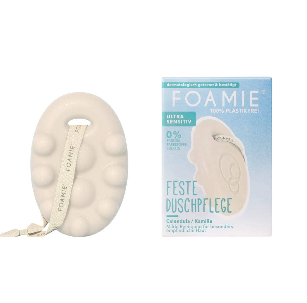 FOAMIE Feste Duschseife Calendula/Kamille Ultra Sensitiv, 1-tlg.