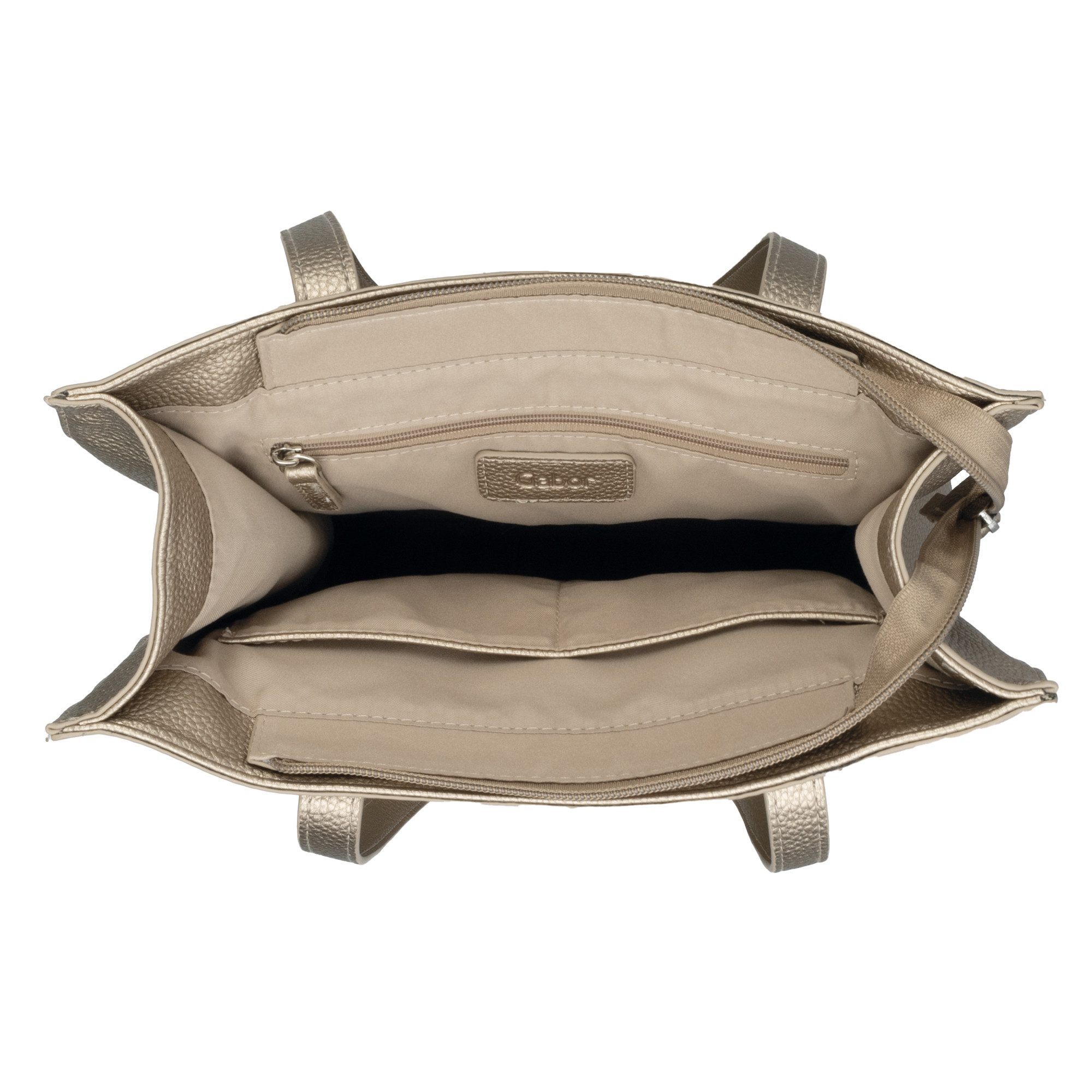 Gabor Shopper Elfie, aus fein genarbtem, glattem Kunstleder und mit einem Logo Rubber Patch
