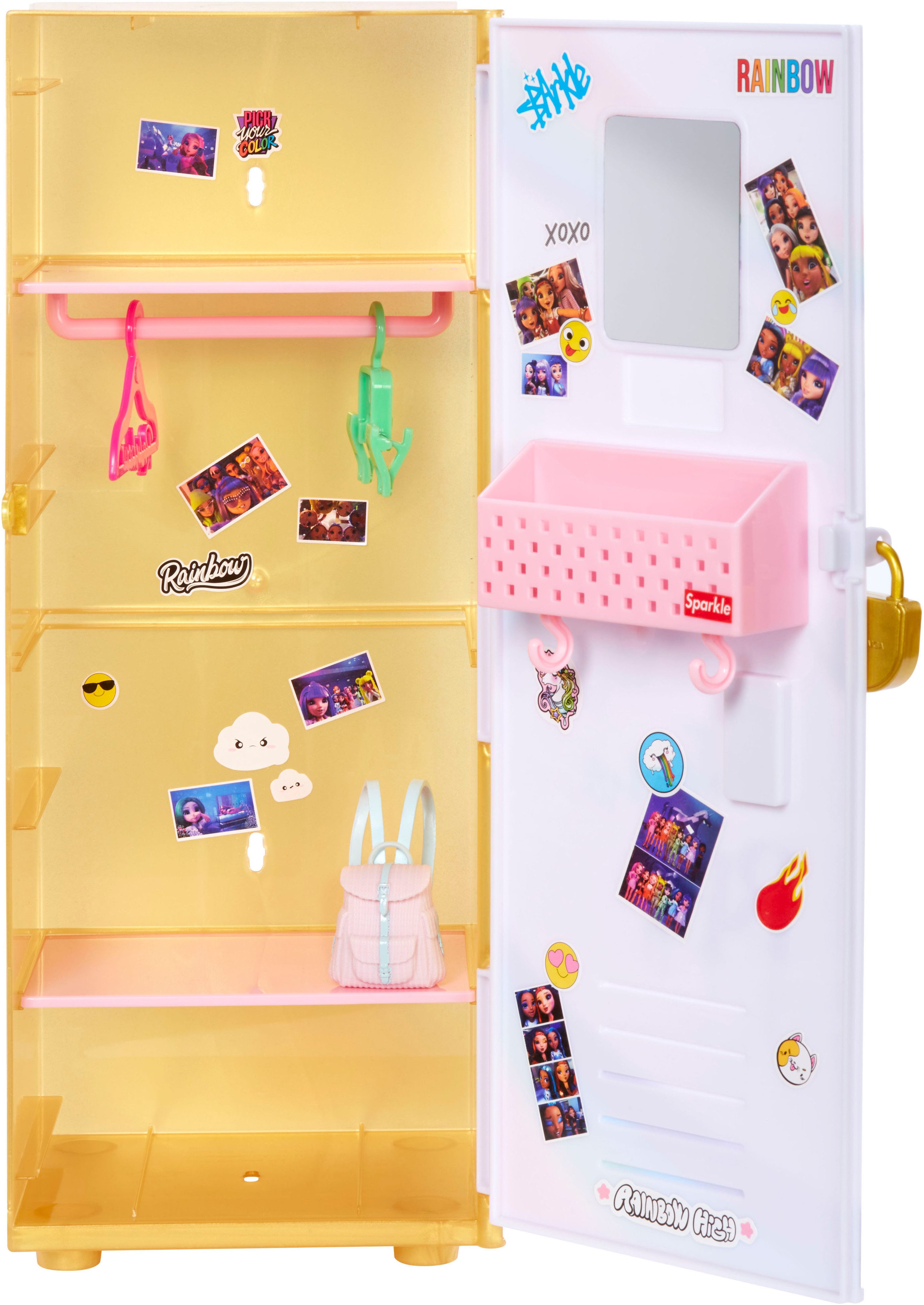 Rainbow High Puppenkleiderschrank Rainbow High Locker and Doll Playset, ink günstig online kaufen
