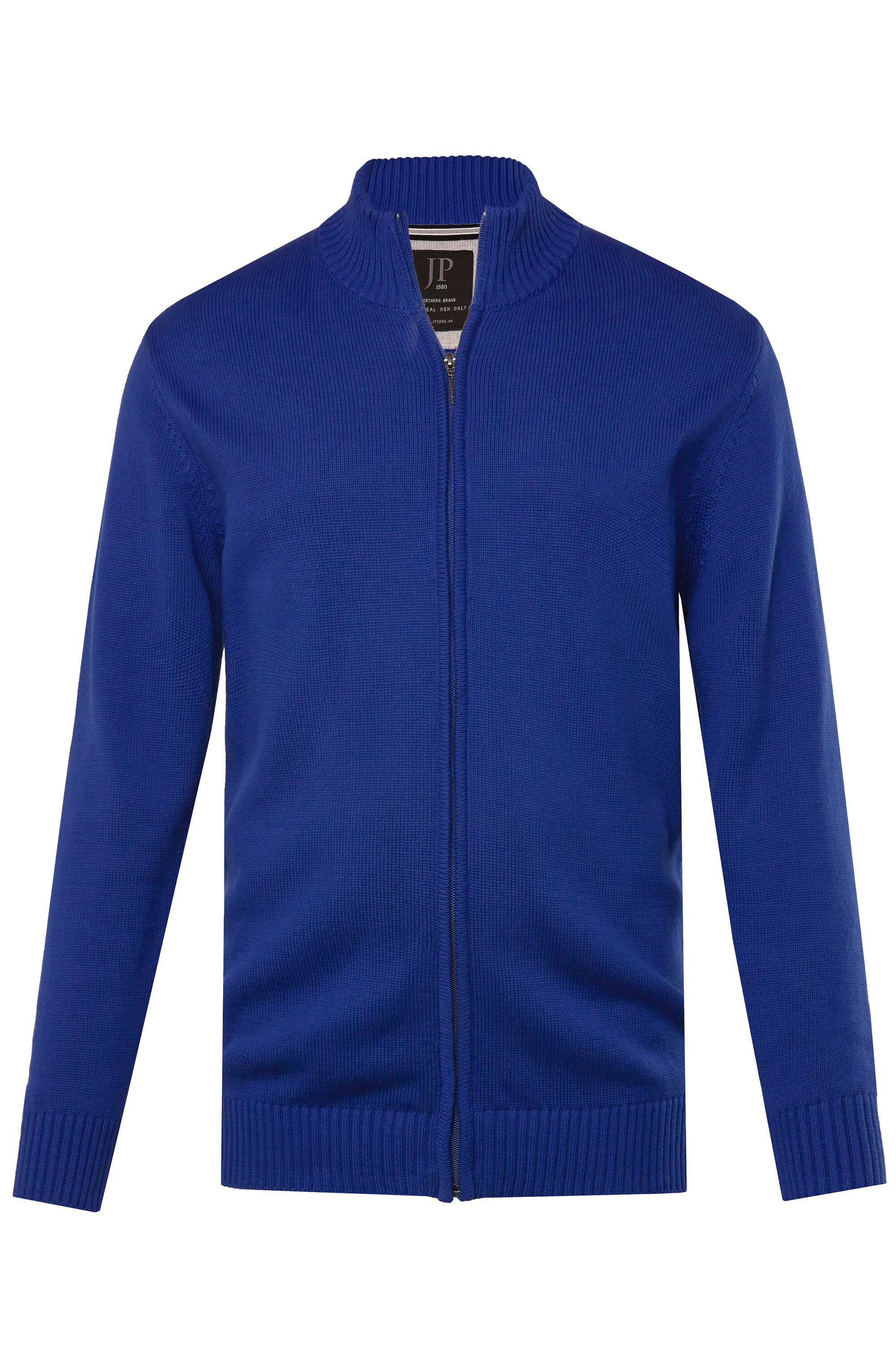JP1880 Poloshirt Strickjacke Stehkragen Rippbündchen günstig online kaufen