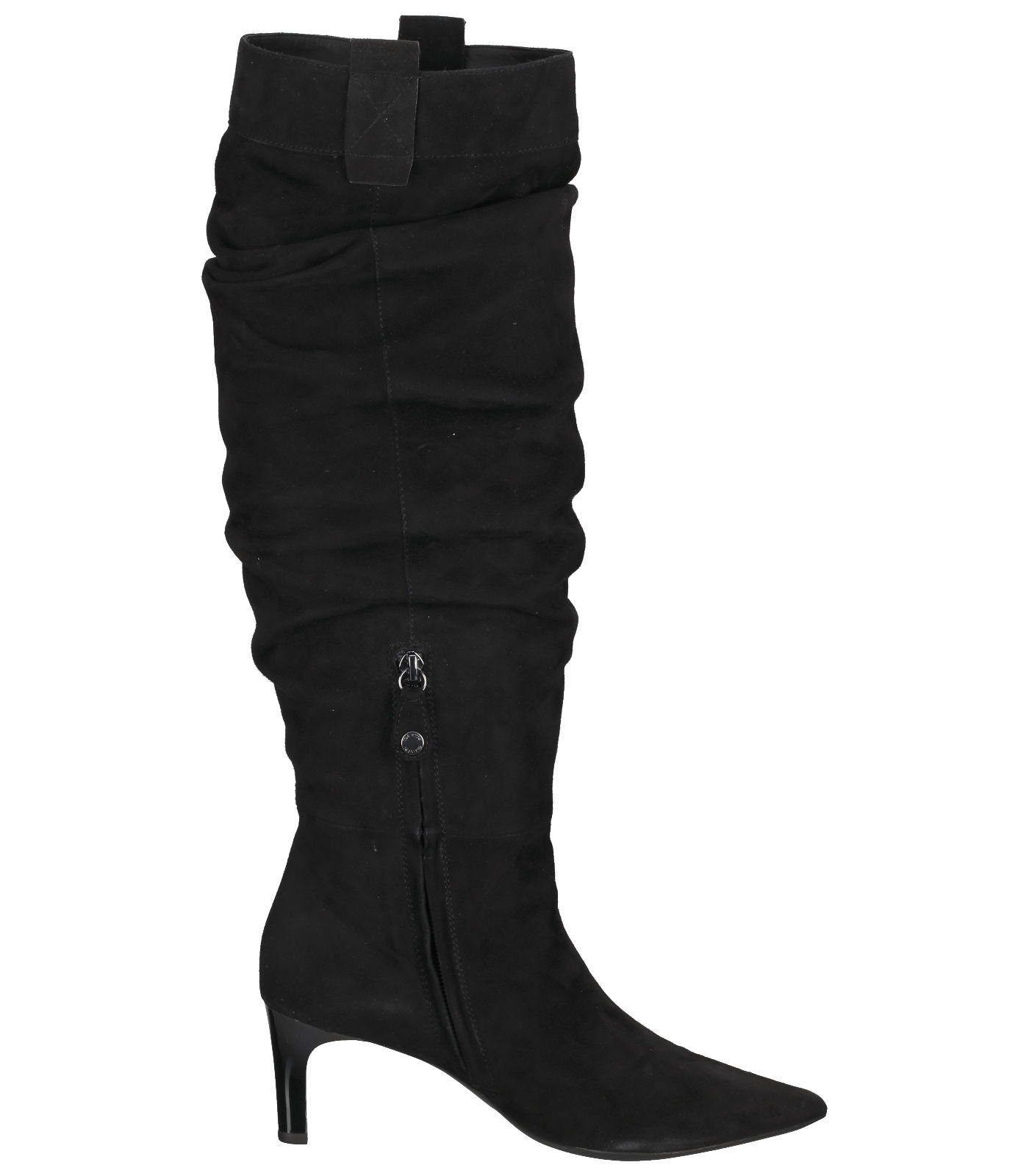 Geox Stiefel High-Heel-Stiefel Veloursleder