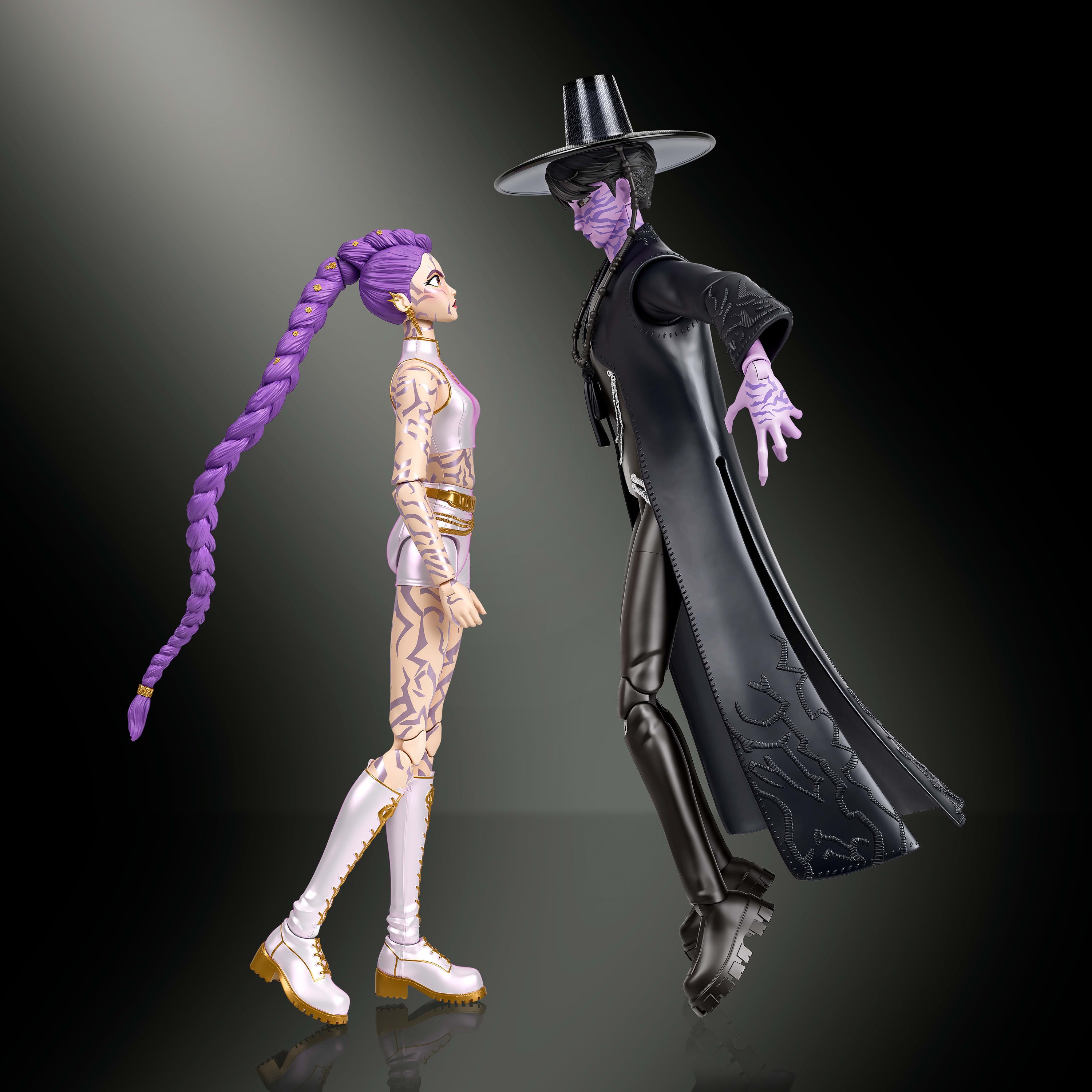 Mattel® Actionfigur KPop Demon Hunters Rumi & Jinu - Der finale Kampf, (Set, 2-tlg), beweglich – Bild 3 von 5