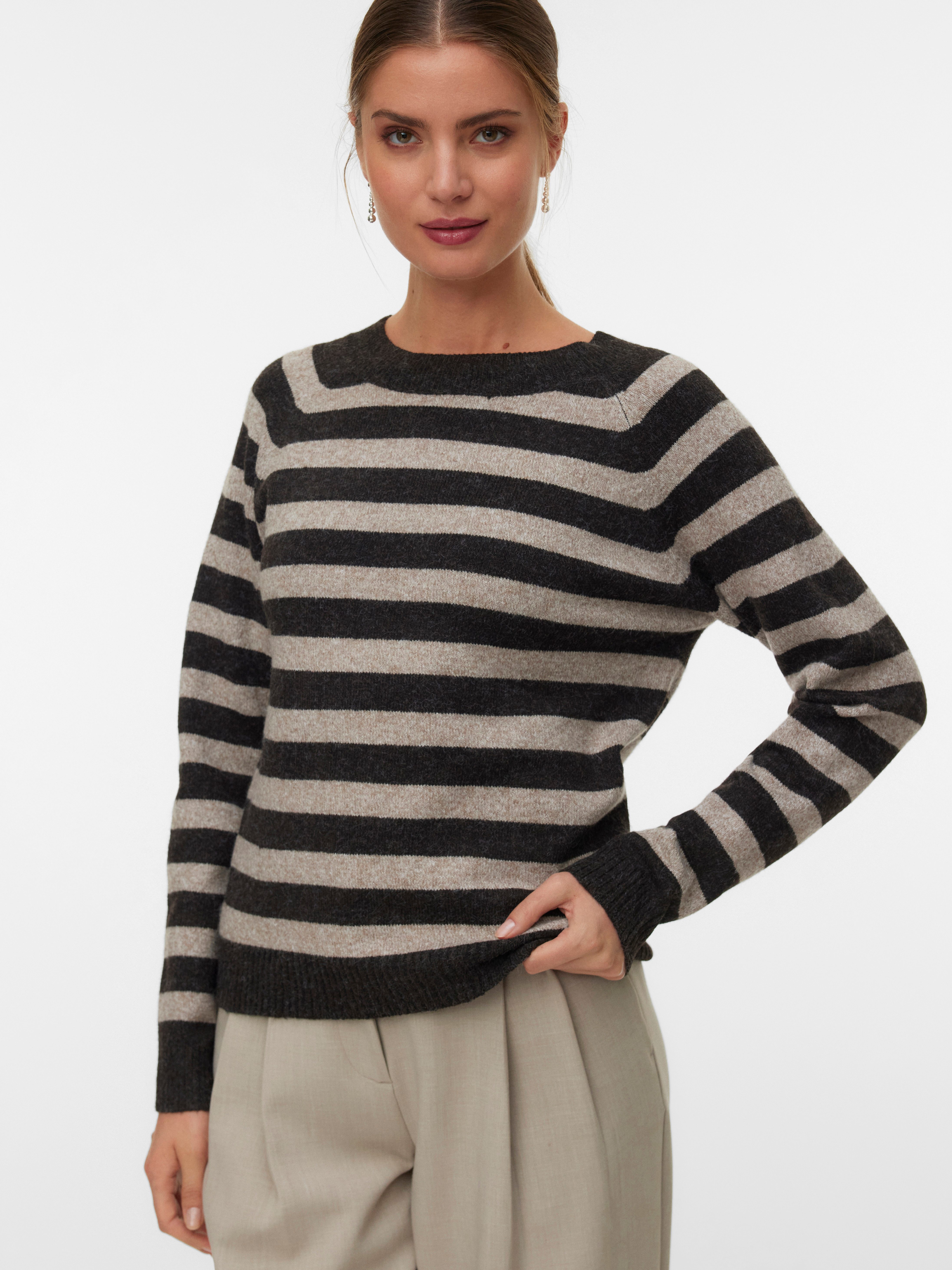 Vero Moda Rundhalspullover VMDOFFY LS O-NECK günstig online kaufen