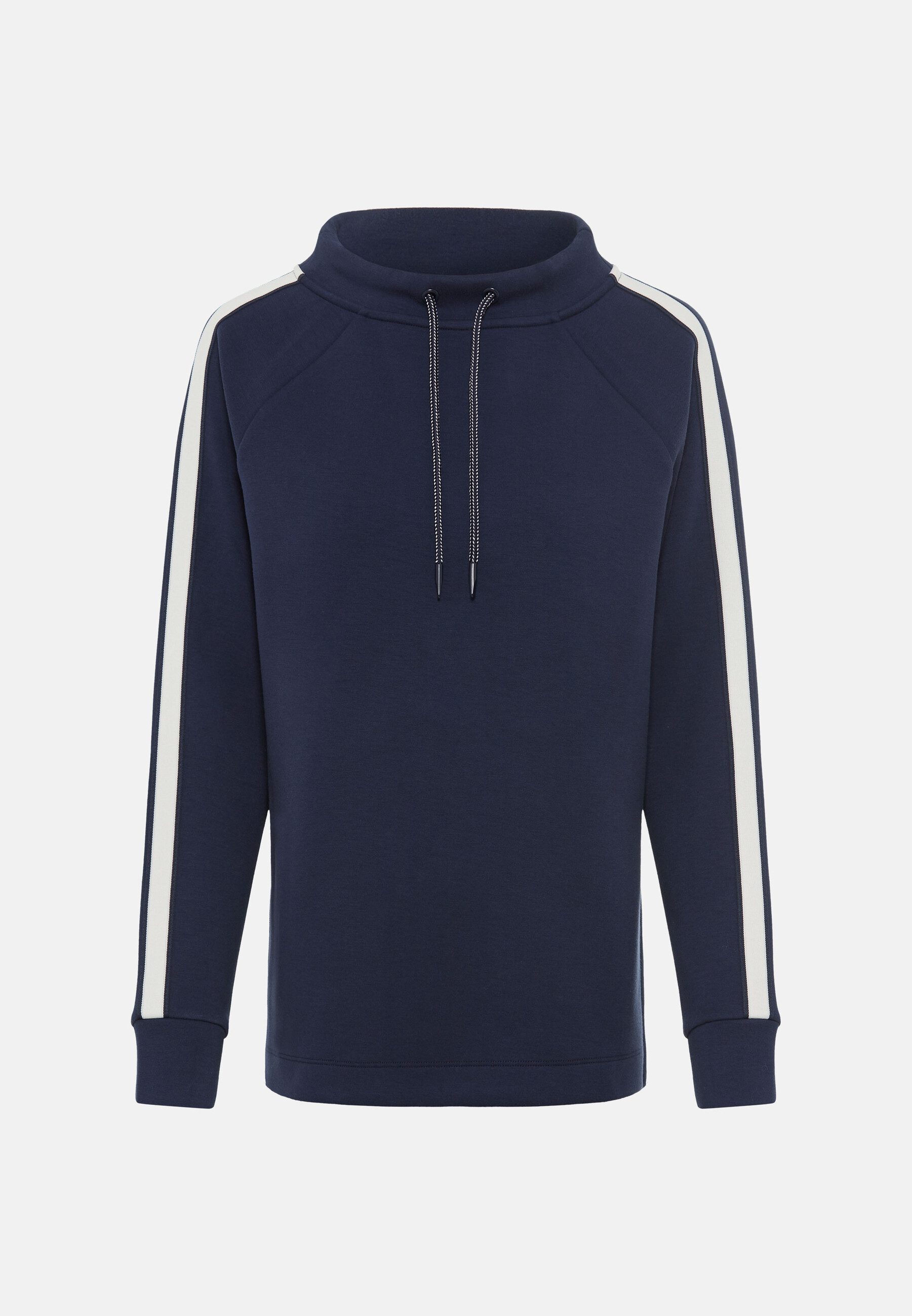 Olsen Sweatshirt mit Streifenakzenten auf den Ärmeln