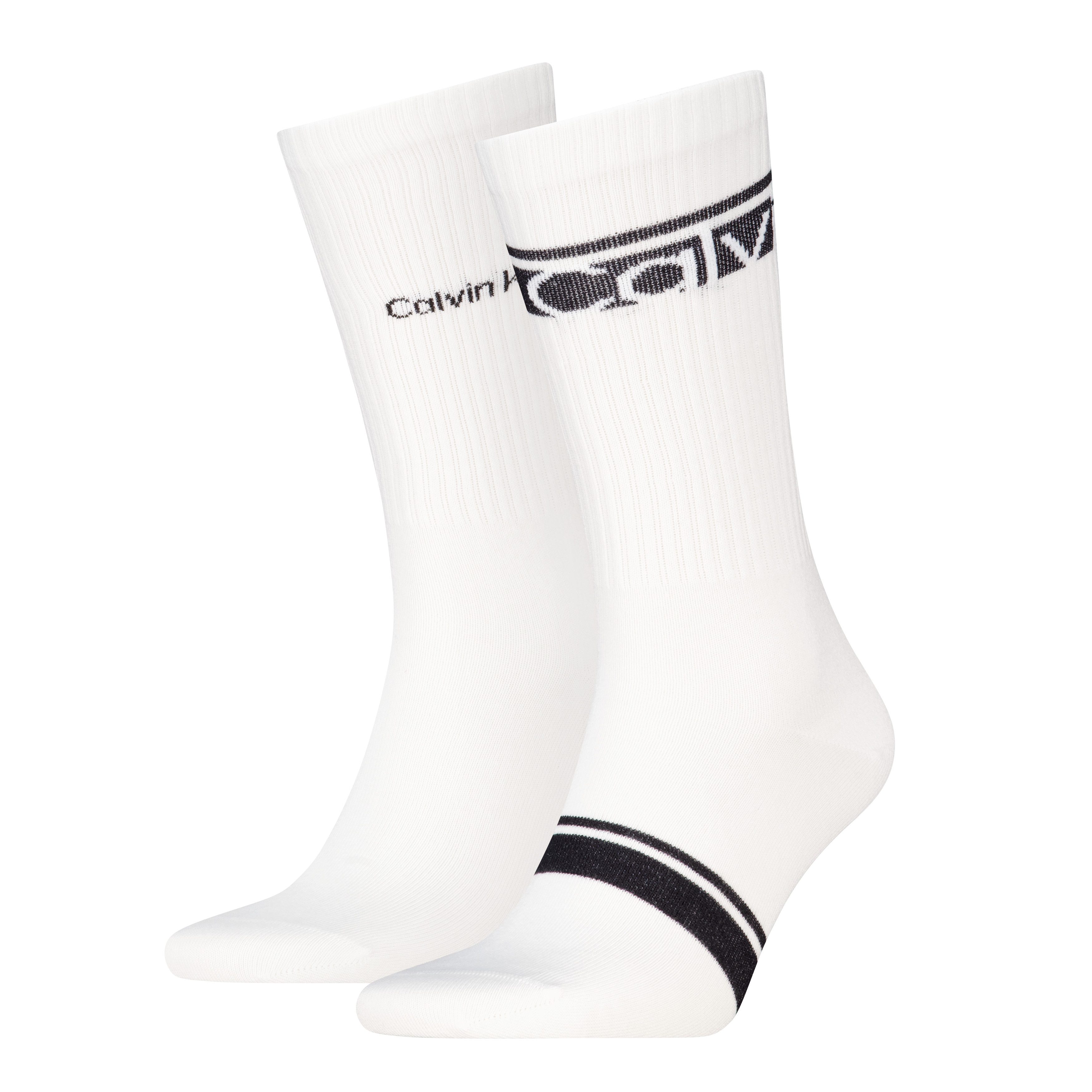 Calvin Klein Socken CK MEN SOCK 2P LOGO STRIPE (2 Paar)