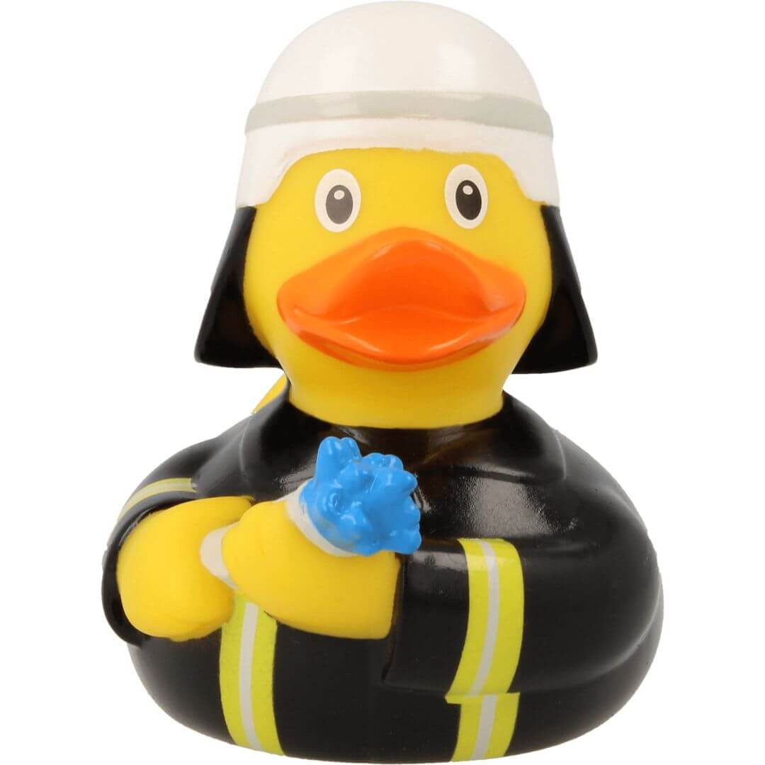 Lilalu Wasserspielzeug Badeente Feuerwehrmann