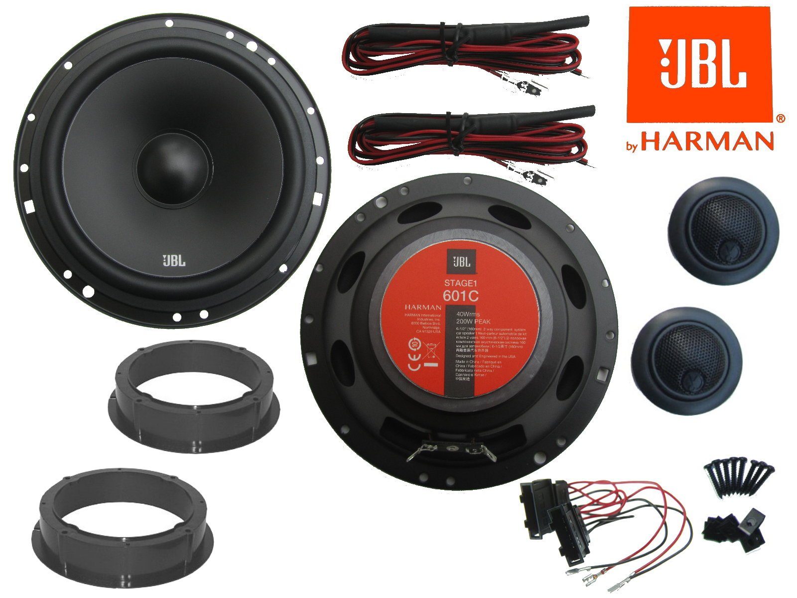 DSX JBL komponenten Lautsprecher für VW Fox Bj 03-09 T Auto-Lautsprecher (40 W)