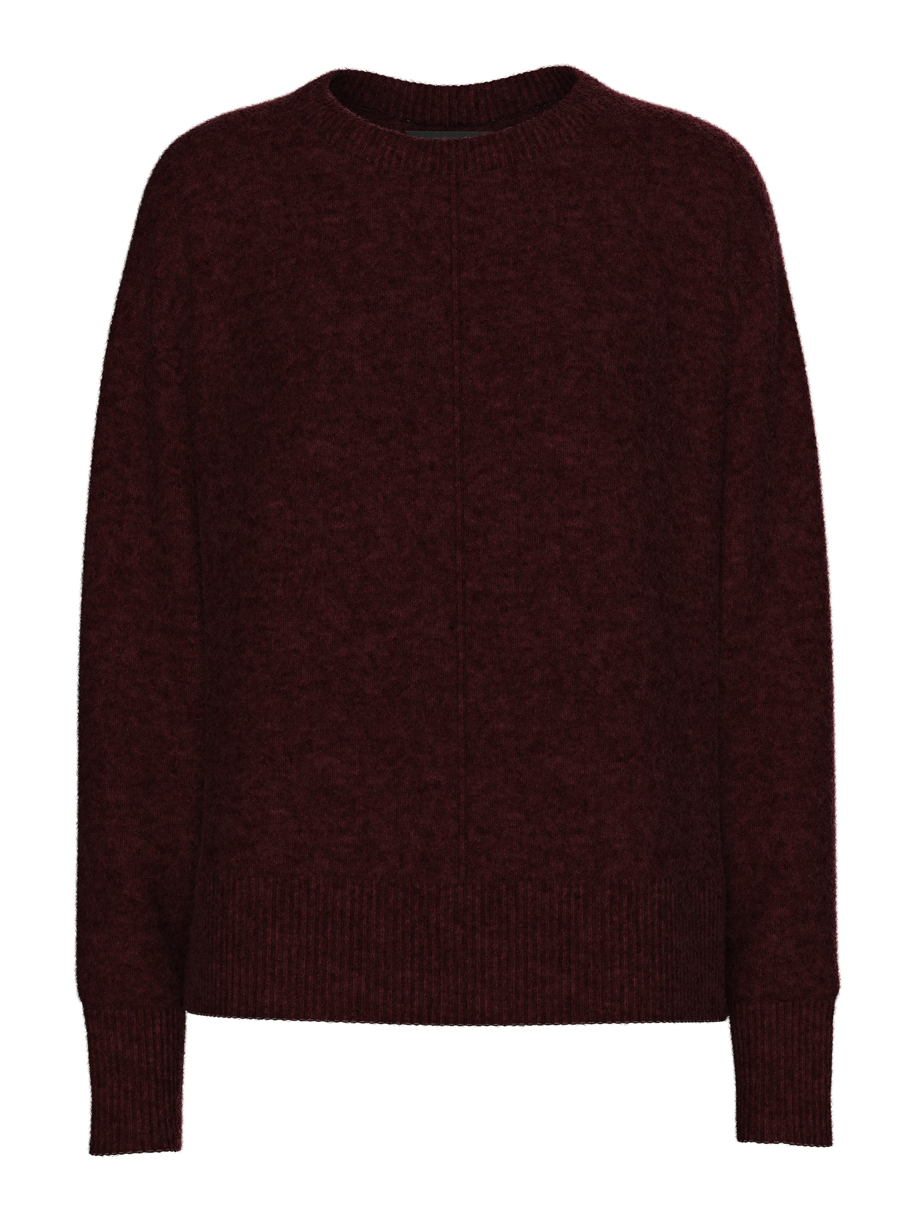 Strickpullover PCMALOU LS O-NECK CUTLINE KNIT NOOS BC