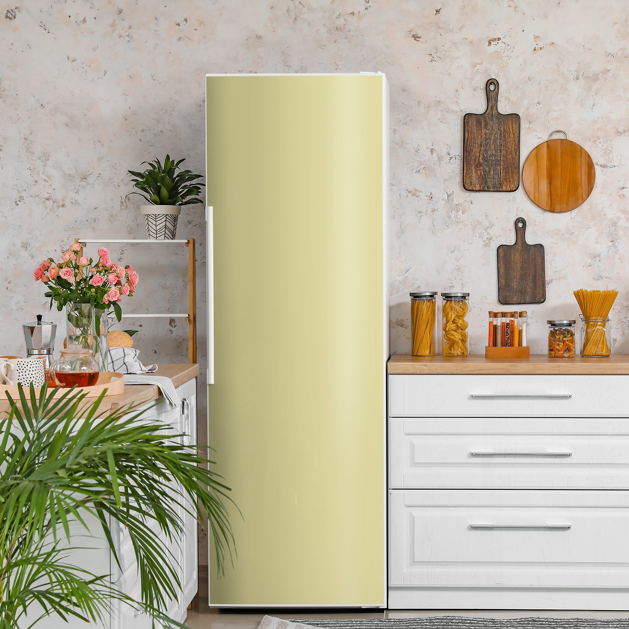 Thumbnail - DEQORI Magnetfolie 'Unifarben - Beige', Kühlschrank Magnetmatte magnetisch Magnetfolie Folie Schutz