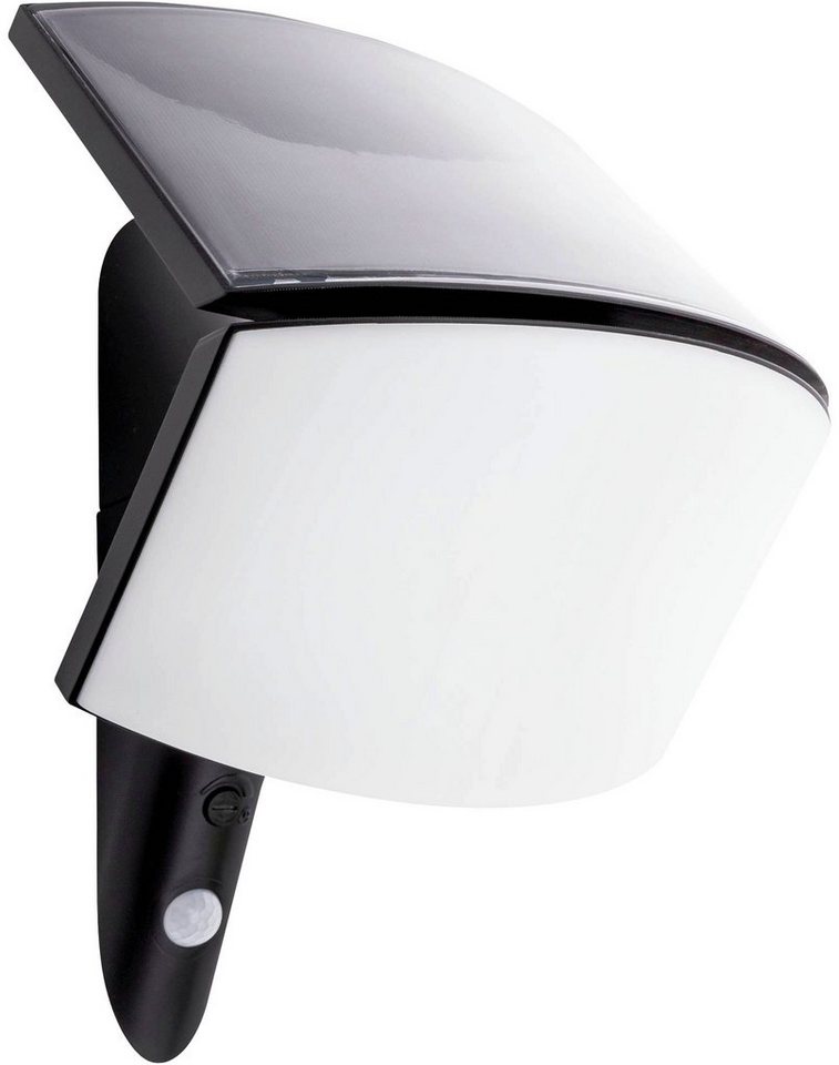 REV LED Solarleuchte McSensor, LED fest integriert, 3 W, mit  Passiv-Infrarot-Bewegungsmelder 120°, 8 m