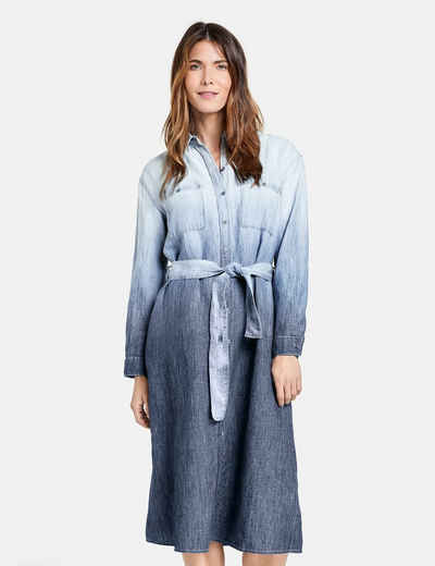 GERRY WEBER Midikleid Jeanskleid mit Farbverlauf