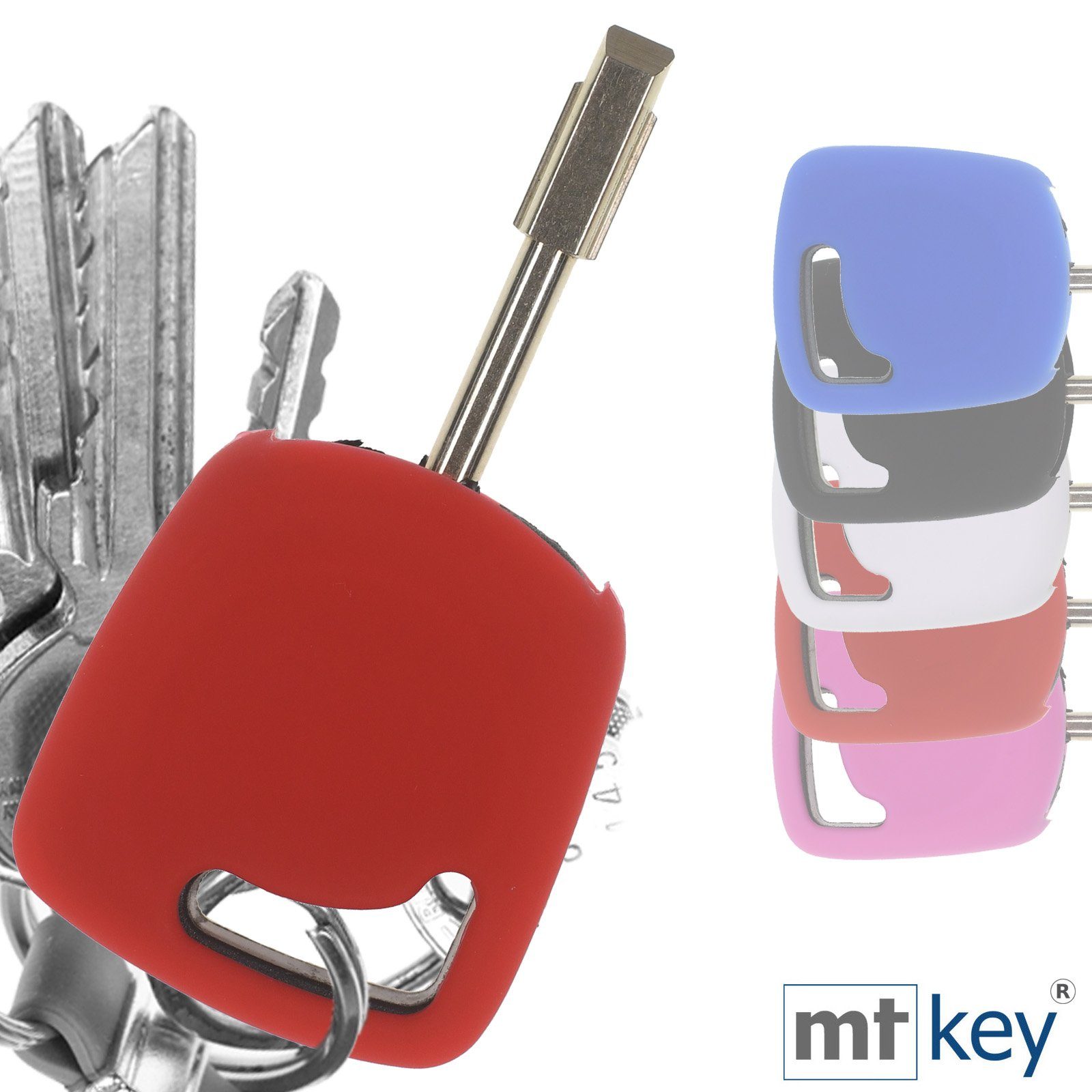 mt-key Schlüsseltasche Autoschlüssel Softcase Silikon Schutzhülle günstig online kaufen