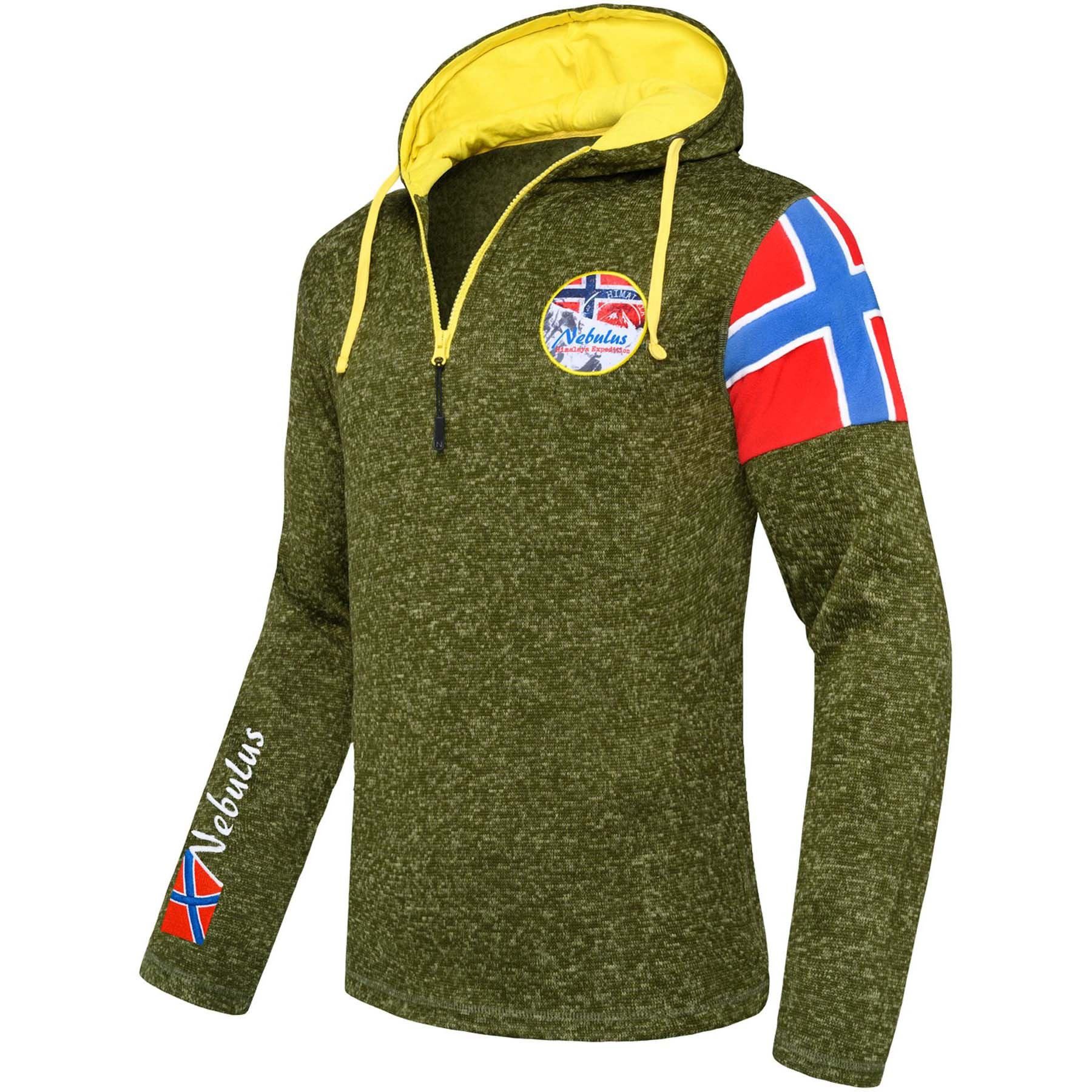 Pullover & Shorts COSTRA, P4683 - Herren, grün meliert, XXL