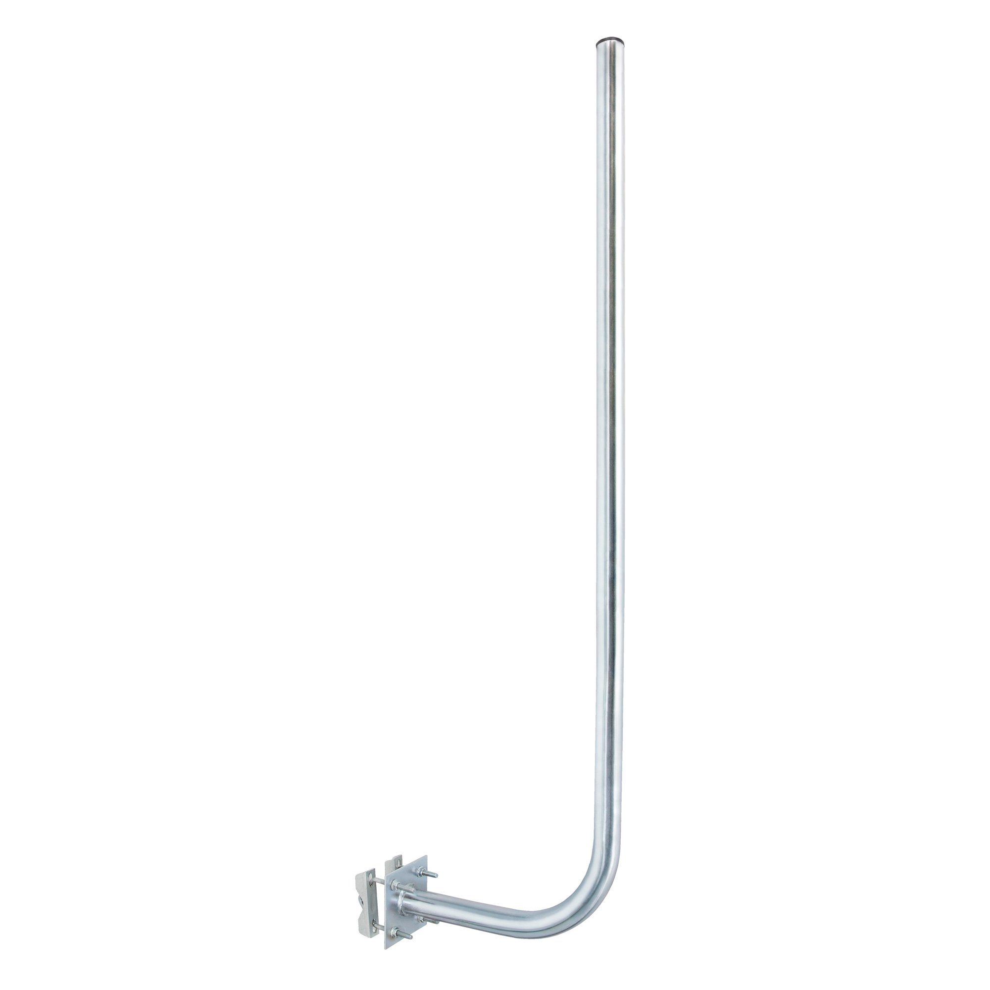 PremiumX SAT-Halterung 30cm Wandhalter 120cm Mast Ø 38mm mit Schellen Stahl Wand Halterung